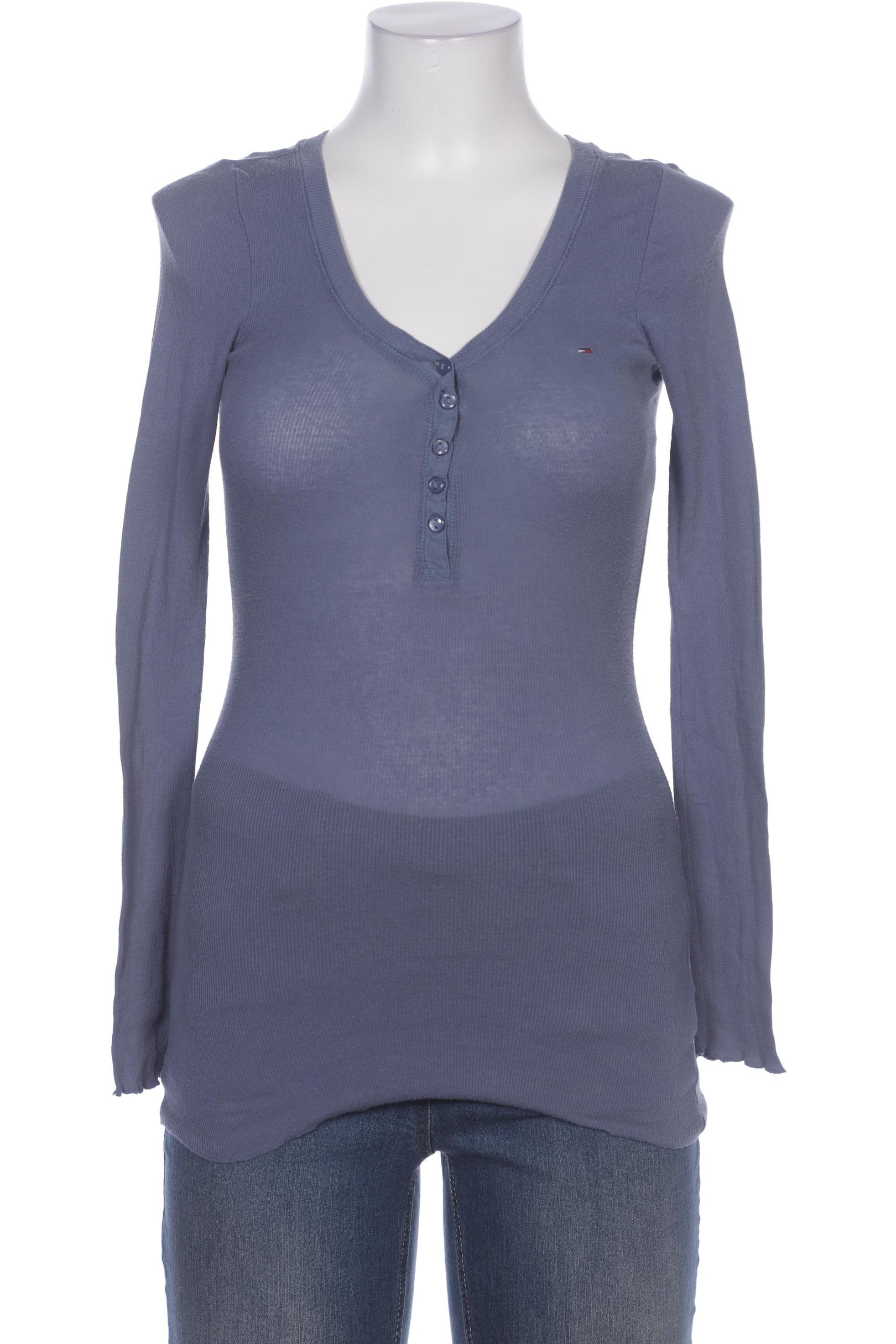 

Hilfiger Denim Damen Langarmshirt, blau, Gr. 36