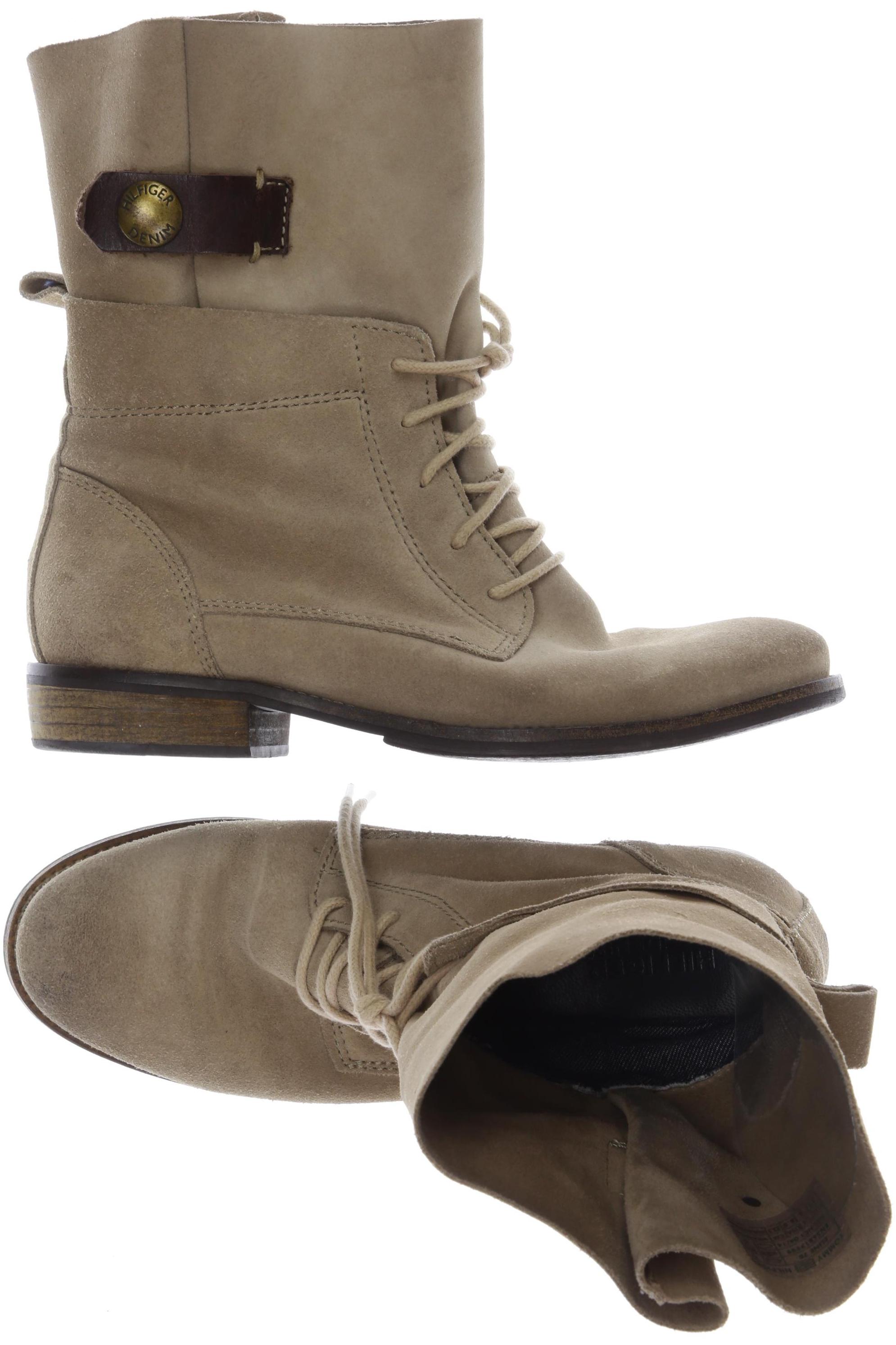 

Hilfiger Denim Damen Stiefelette, beige, Gr. 37