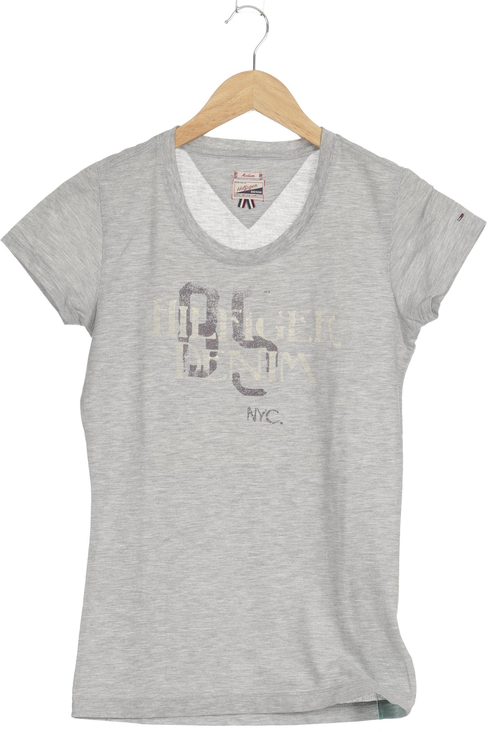 

Hilfiger Denim Damen T-Shirt, grau, Gr. 38