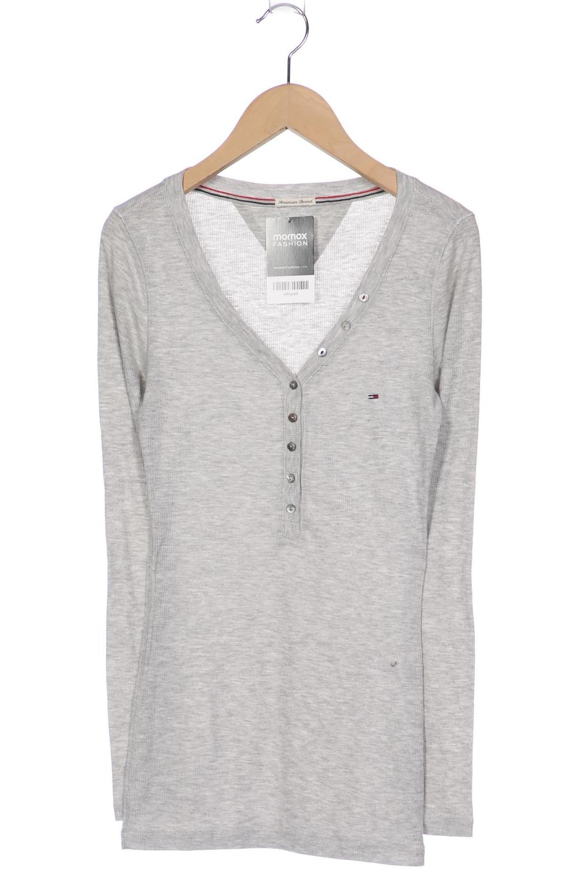

HILFIGER DENIM Damen Langarmshirt, grau