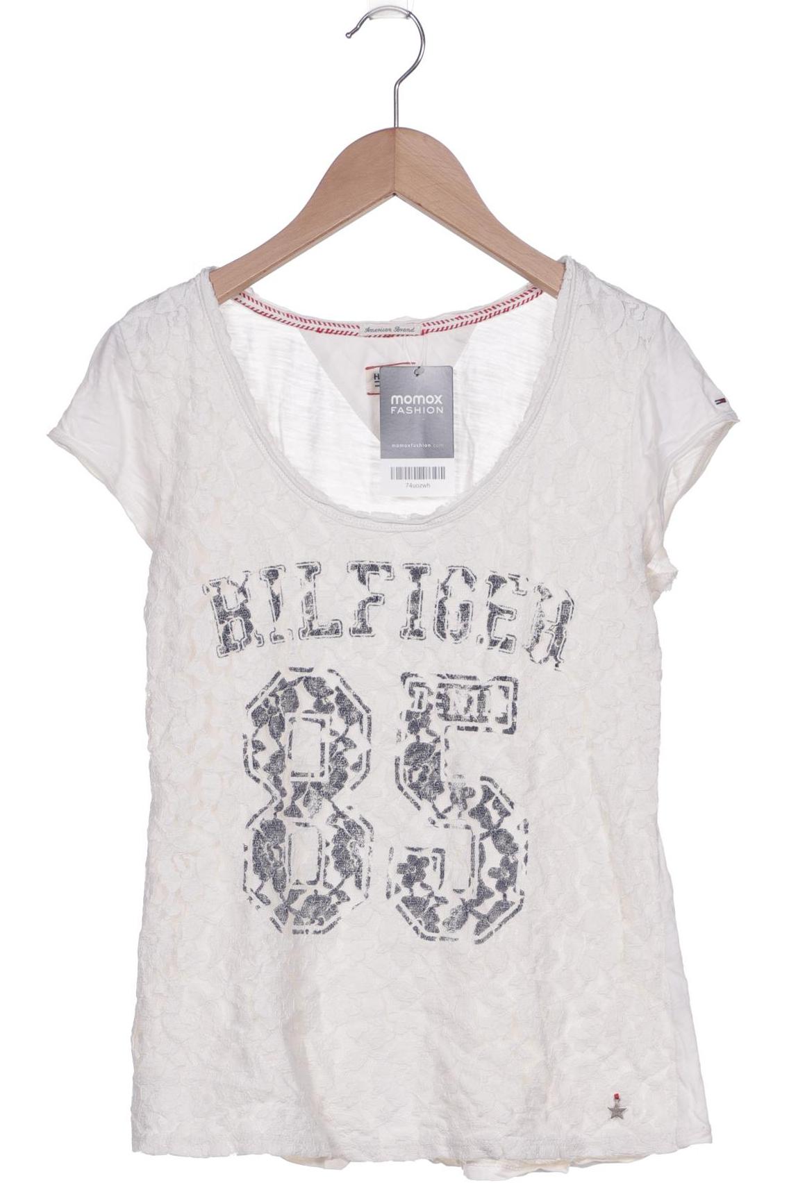 

Hilfiger Denim Damen T-Shirt, cremeweiß, Gr. 36
