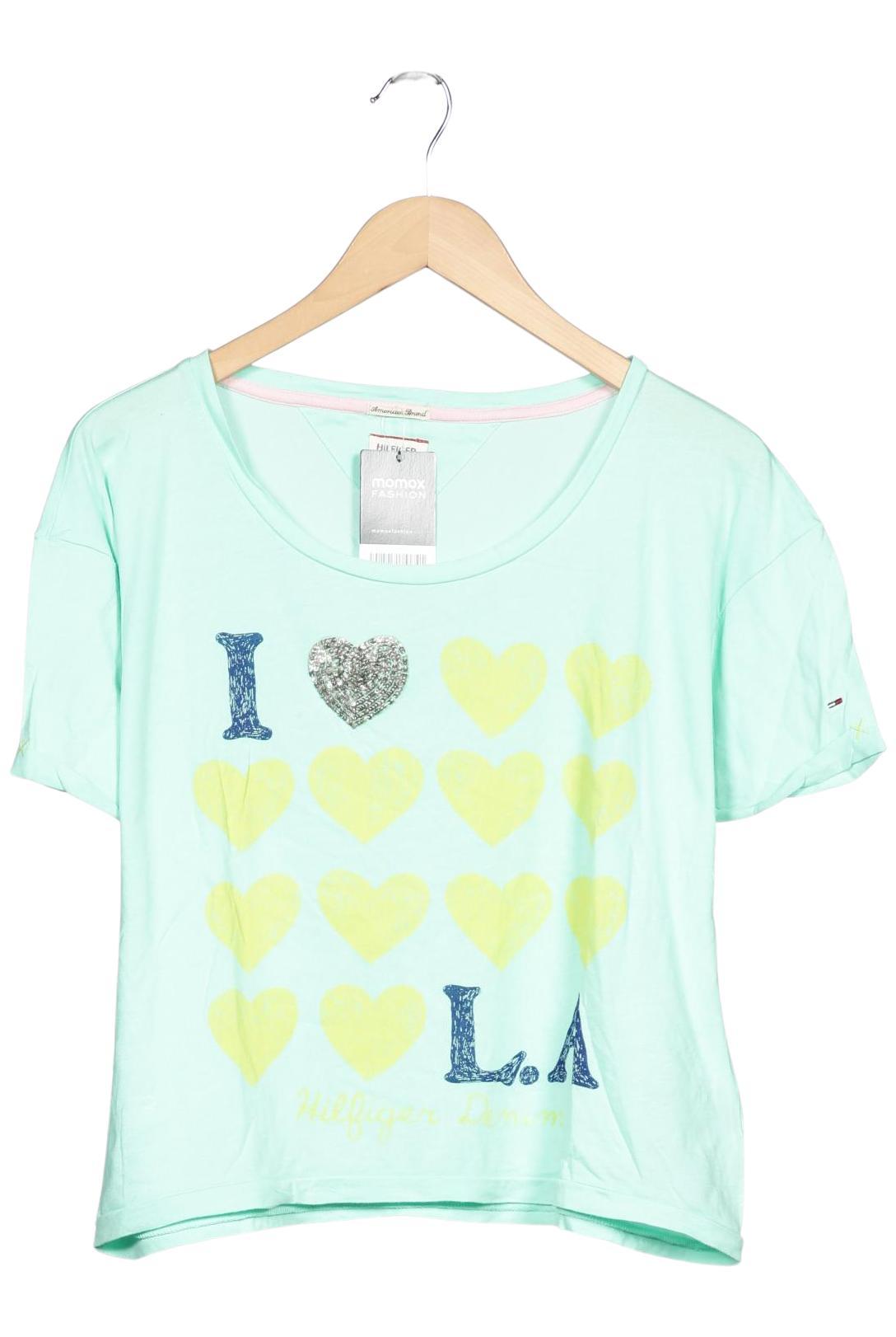 

Hilfiger Denim Damen T-Shirt, hellgrün, Gr. 36