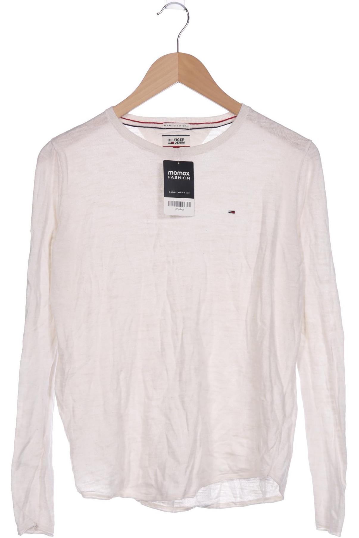 

Hilfiger Denim Damen Langarmshirt, cremeweiß, Gr. 38