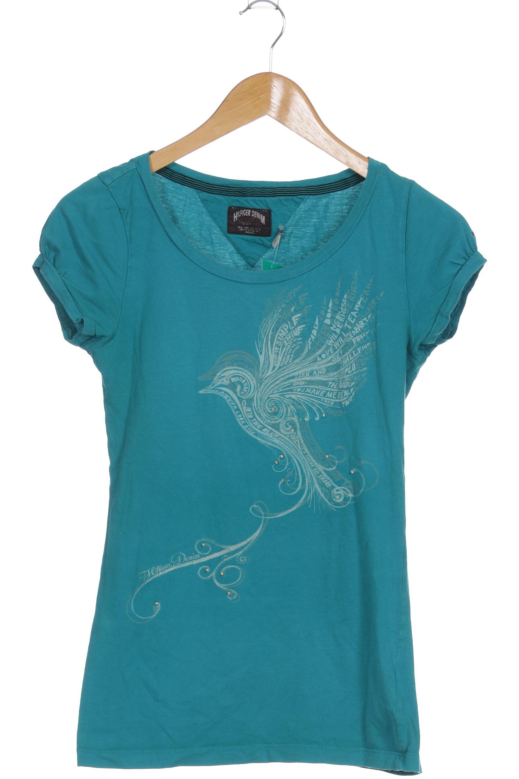 

Hilfiger Denim Damen T-Shirt, blau, Gr. 36