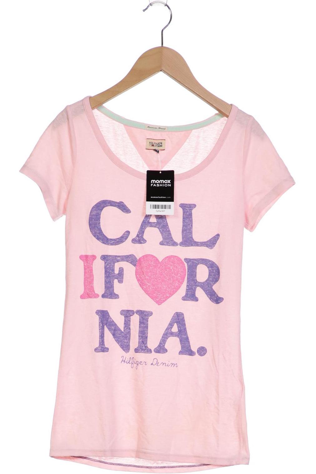 

Hilfiger Denim Damen T-Shirt, pink, Gr. 36