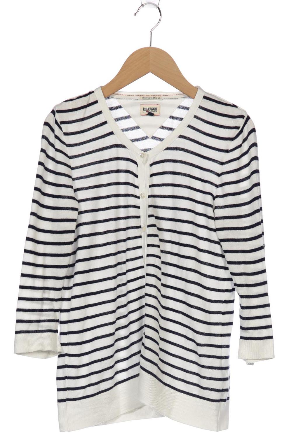 

HILFIGER DENIM Damen Strickjacke, weiß
