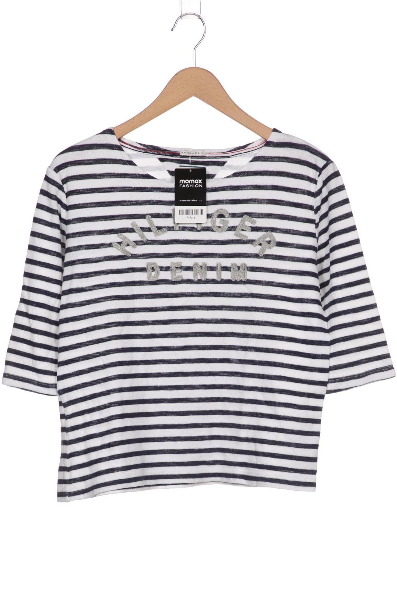 

Hilfiger Denim Damen Langarmshirt, weiß, Gr. 38