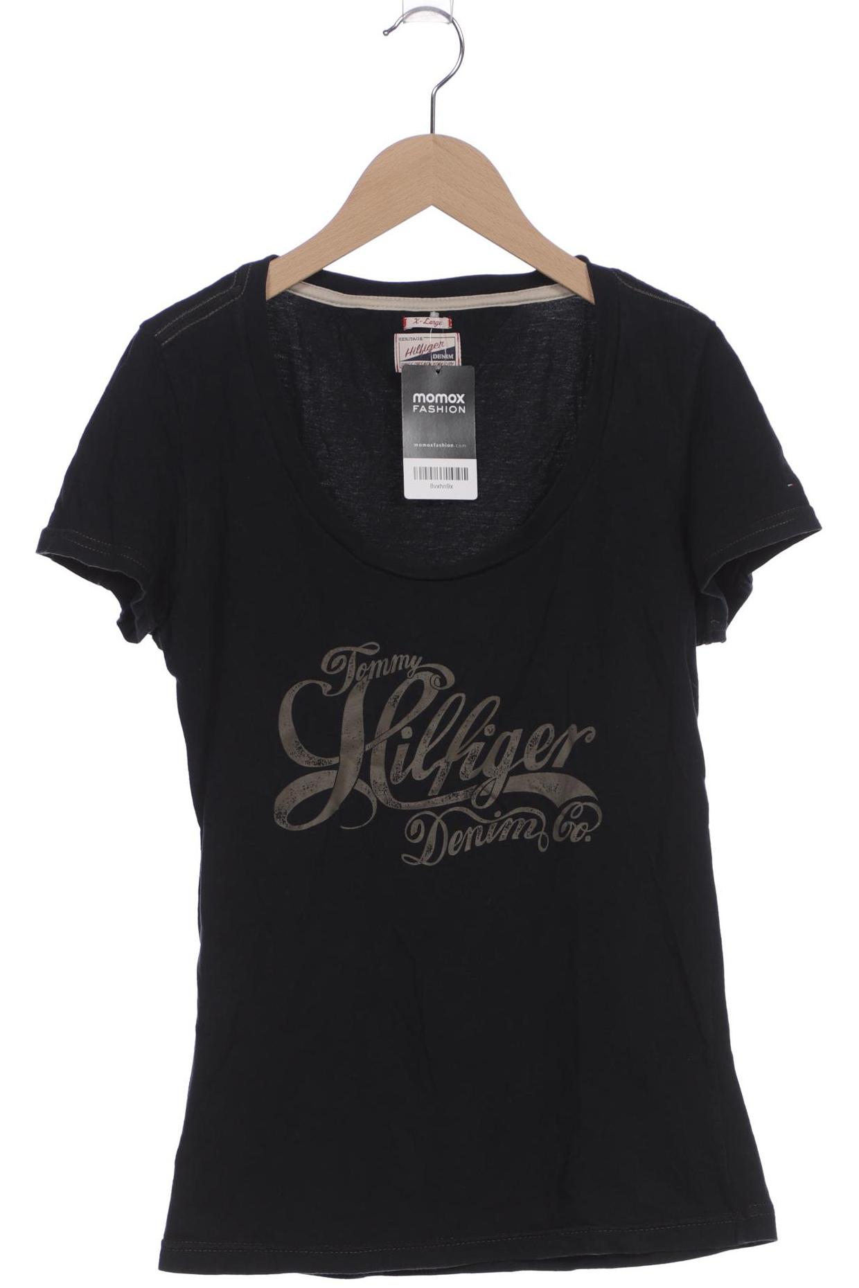 

Hilfiger Denim Damen T-Shirt, schwarz, Gr. 44
