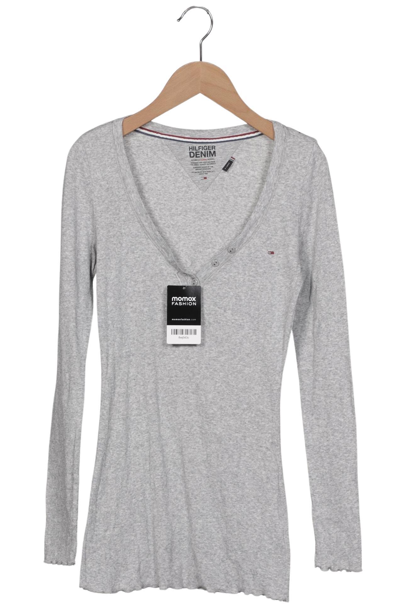 

Hilfiger Denim Damen Langarmshirt, grau, Gr. 44