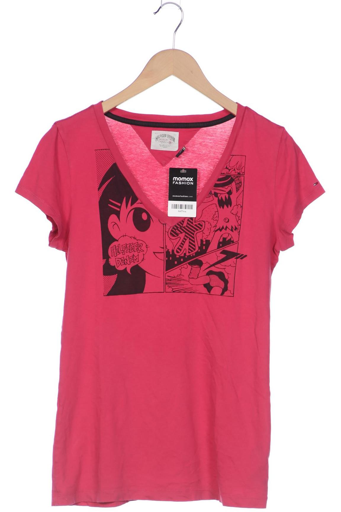 

Hilfiger Denim Damen T-Shirt, pink, Gr. 44