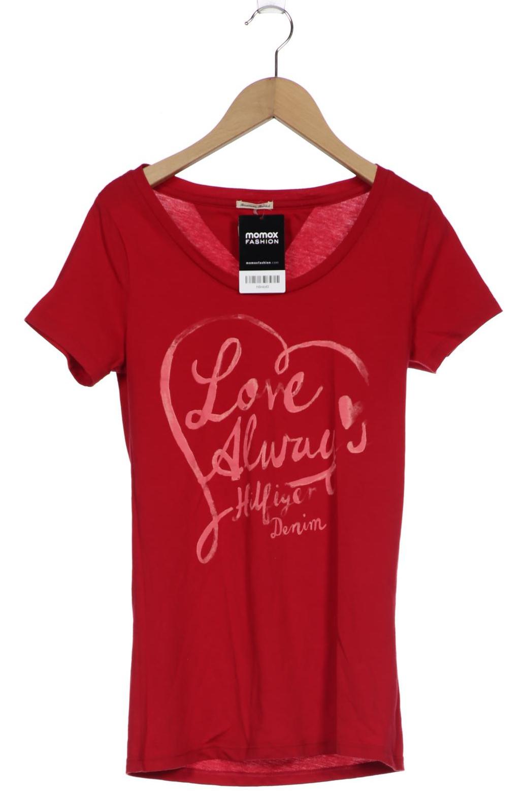 

Hilfiger Denim Damen T-Shirt, rot, Gr. 36