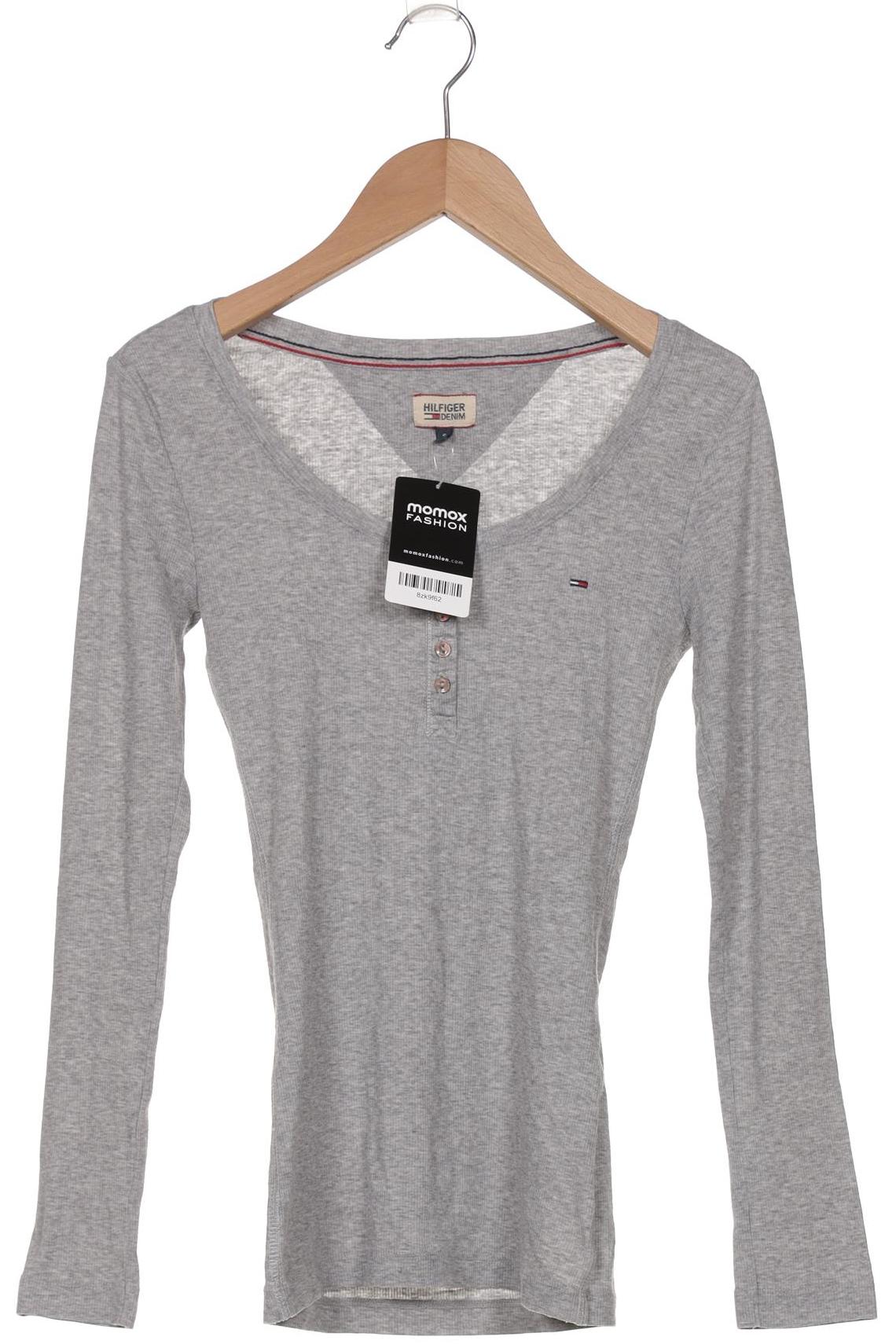 

Hilfiger Denim Damen Langarmshirt, grau, Gr. 36