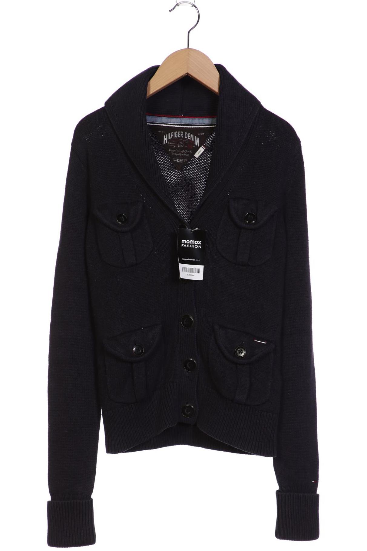 

HILFIGER DENIM Damen Strickjacke, marineblau