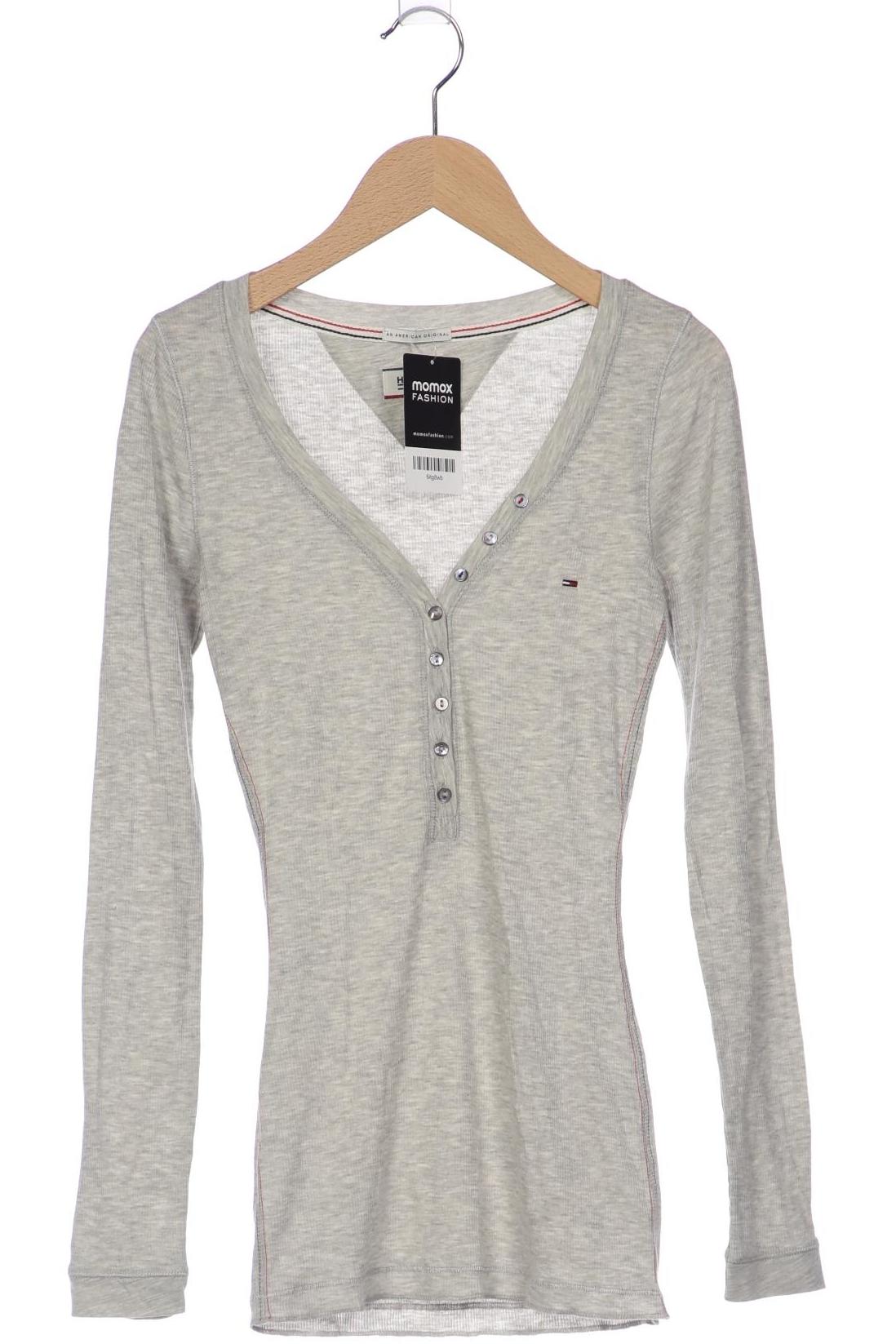 

Hilfiger Denim Damen Langarmshirt, grau, Gr. 38
