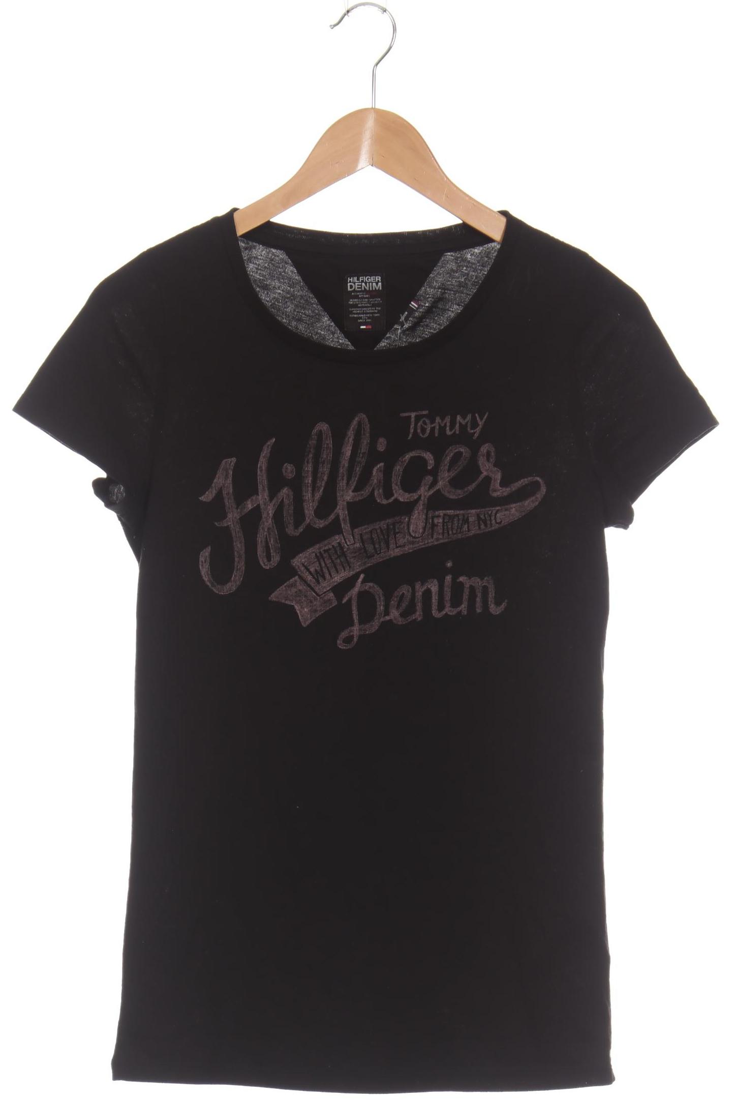 

Hilfiger Denim Damen T-Shirt, schwarz, Gr. 38