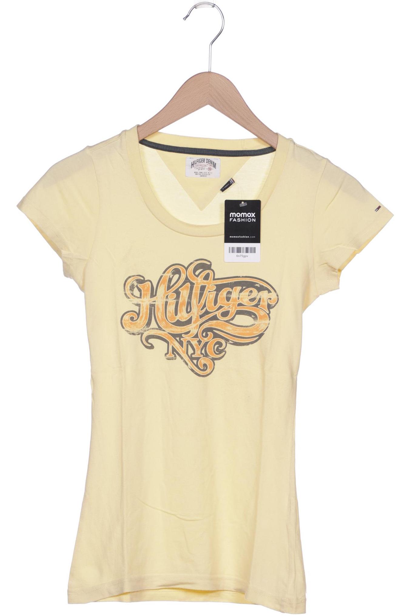 

Hilfiger Denim Damen T-Shirt, gelb, Gr. 36