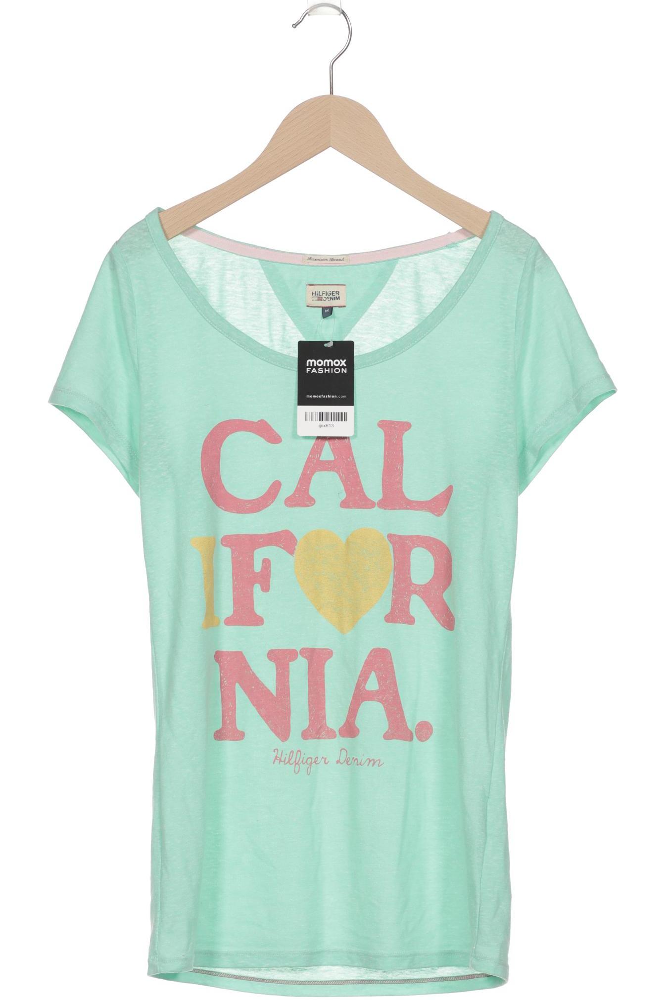 

Hilfiger Denim Damen T-Shirt, grün, Gr. 38