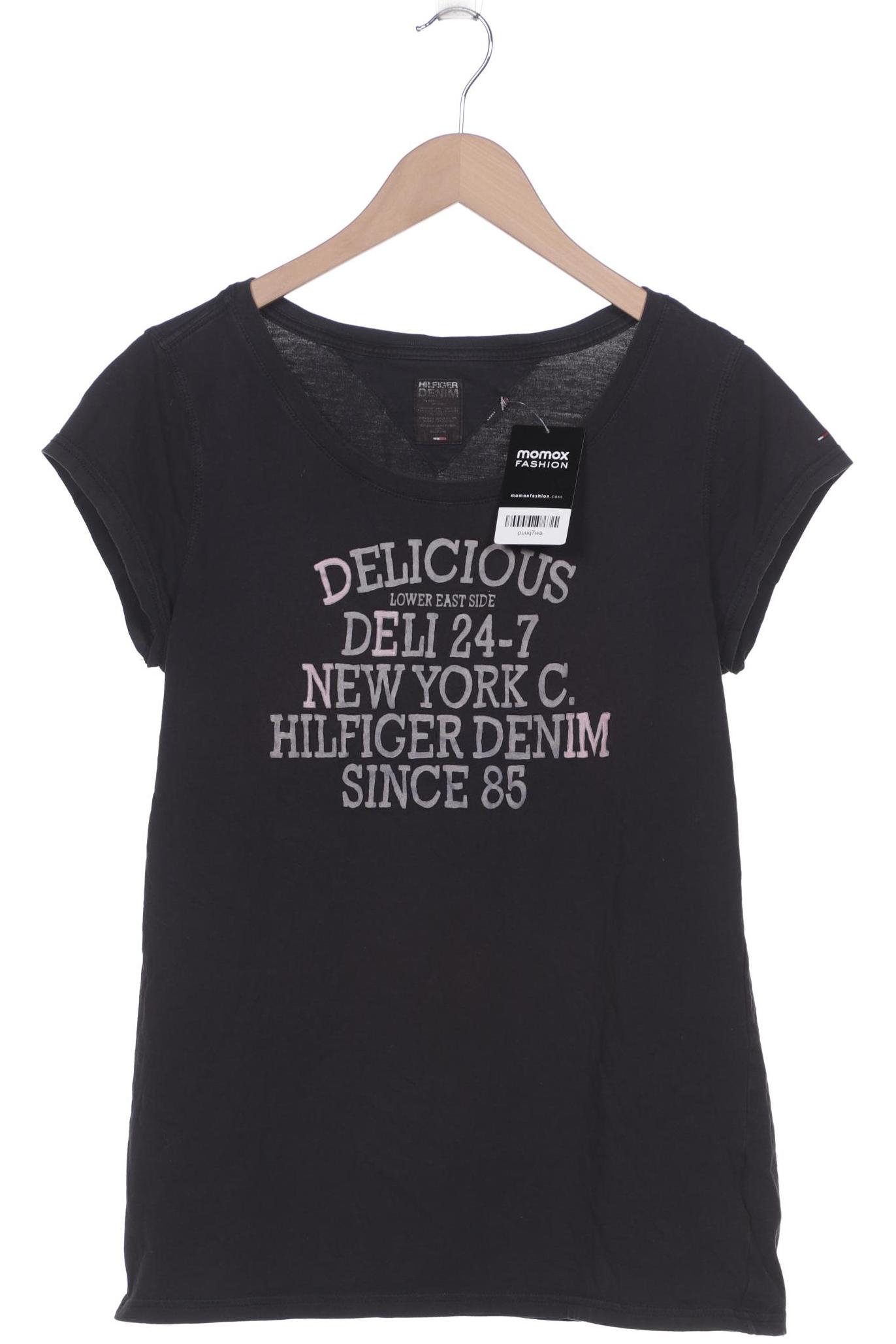 

Hilfiger Denim Damen T-Shirt, schwarz, Gr. 42
