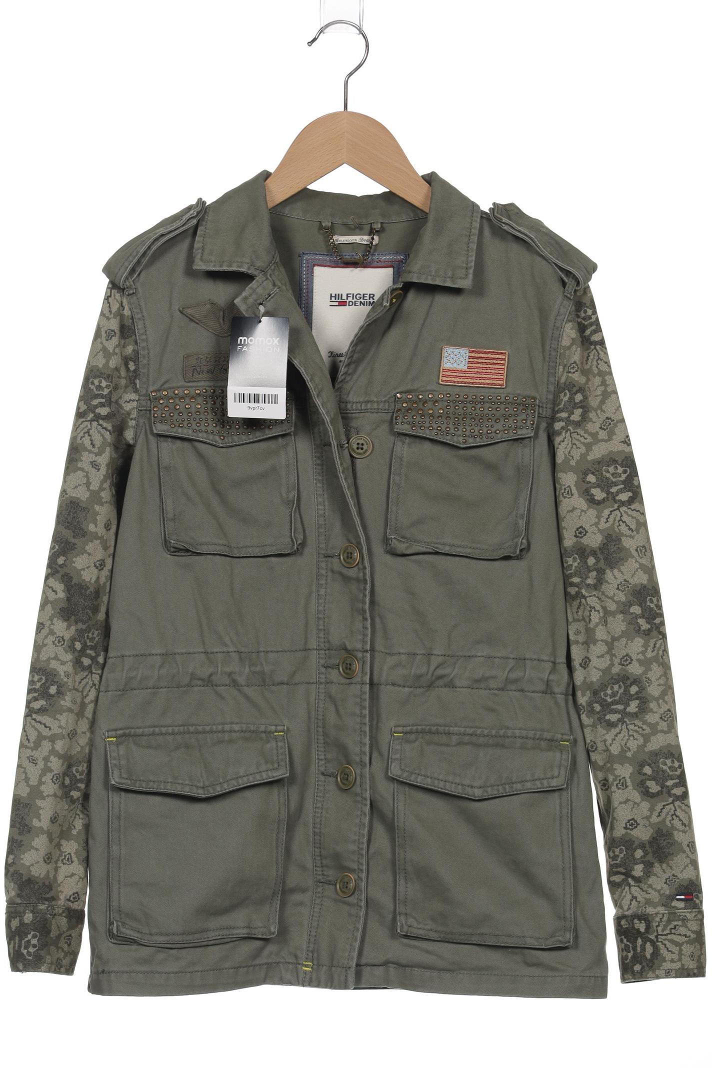 

Hilfiger Denim Damen Jacke, grün, Gr. 34