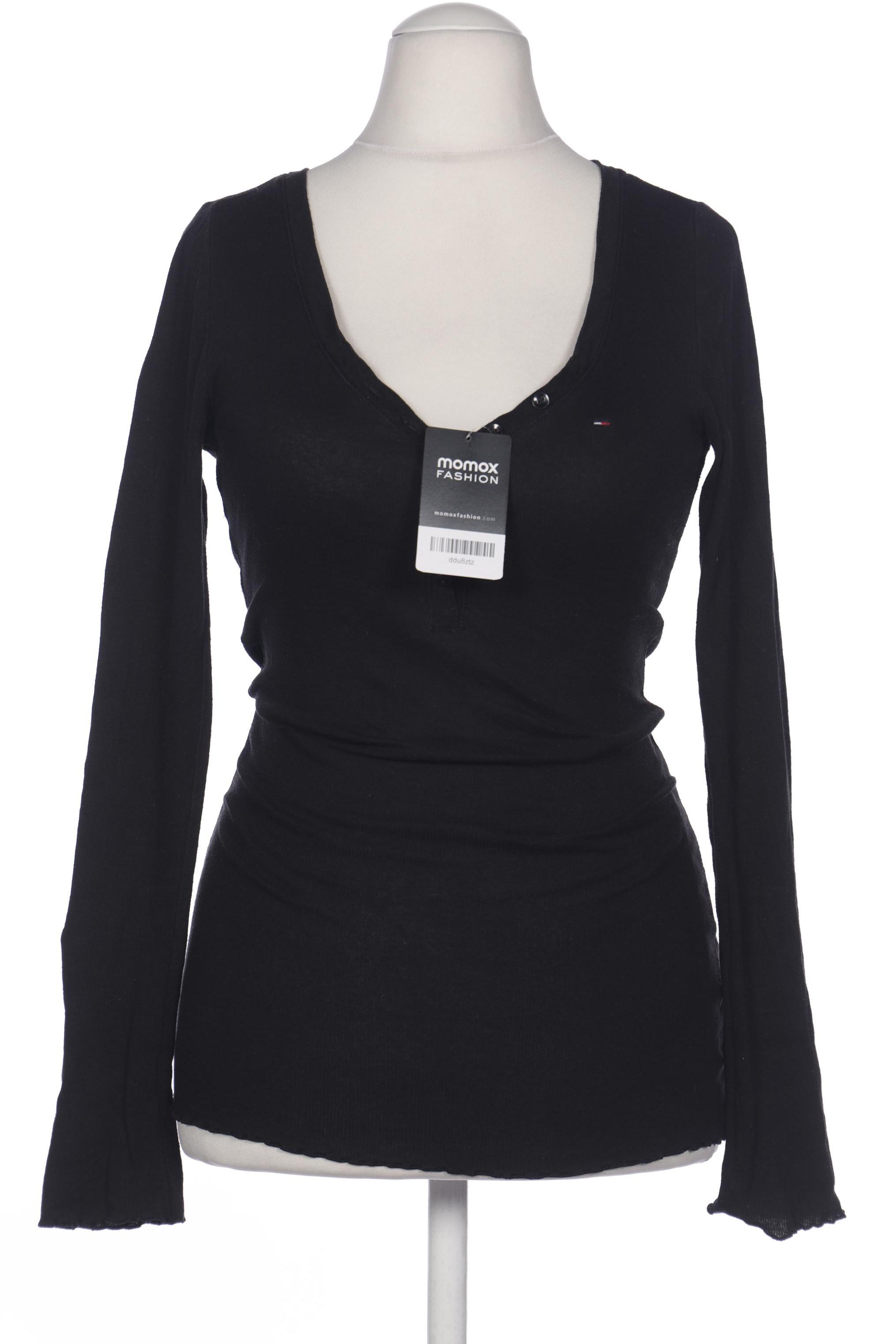 

Hilfiger Denim Damen Langarmshirt, schwarz, Gr. 38