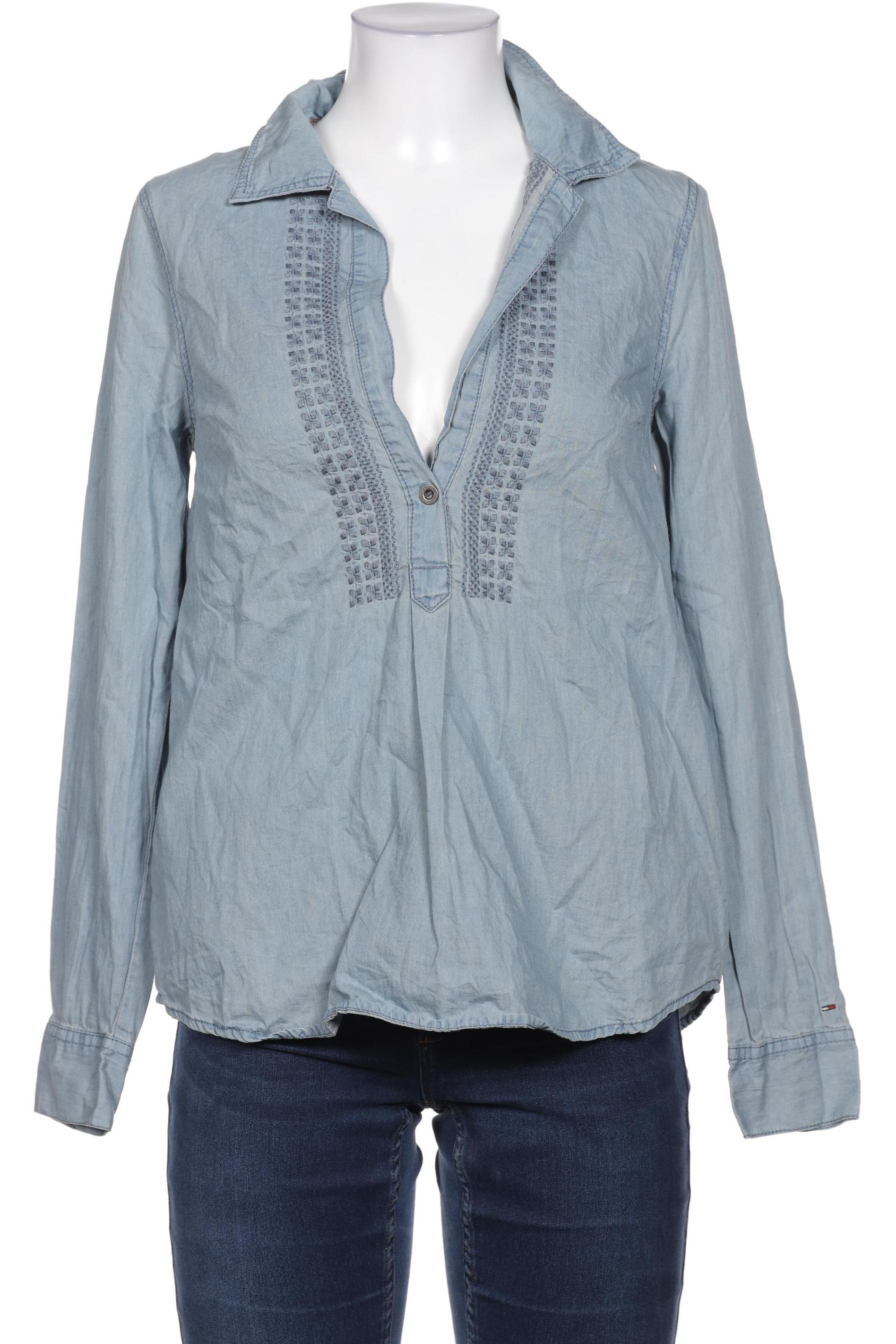 

Hilfiger Denim Damen Bluse, blau, Gr. 38