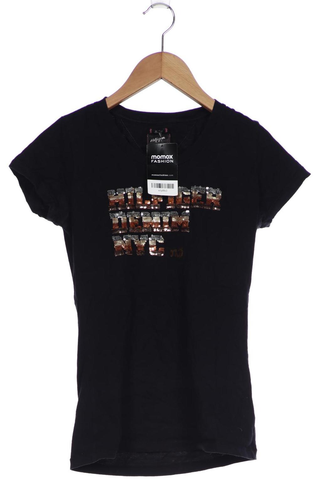 

HILFIGER DENIM Damen T-Shirt, schwarz