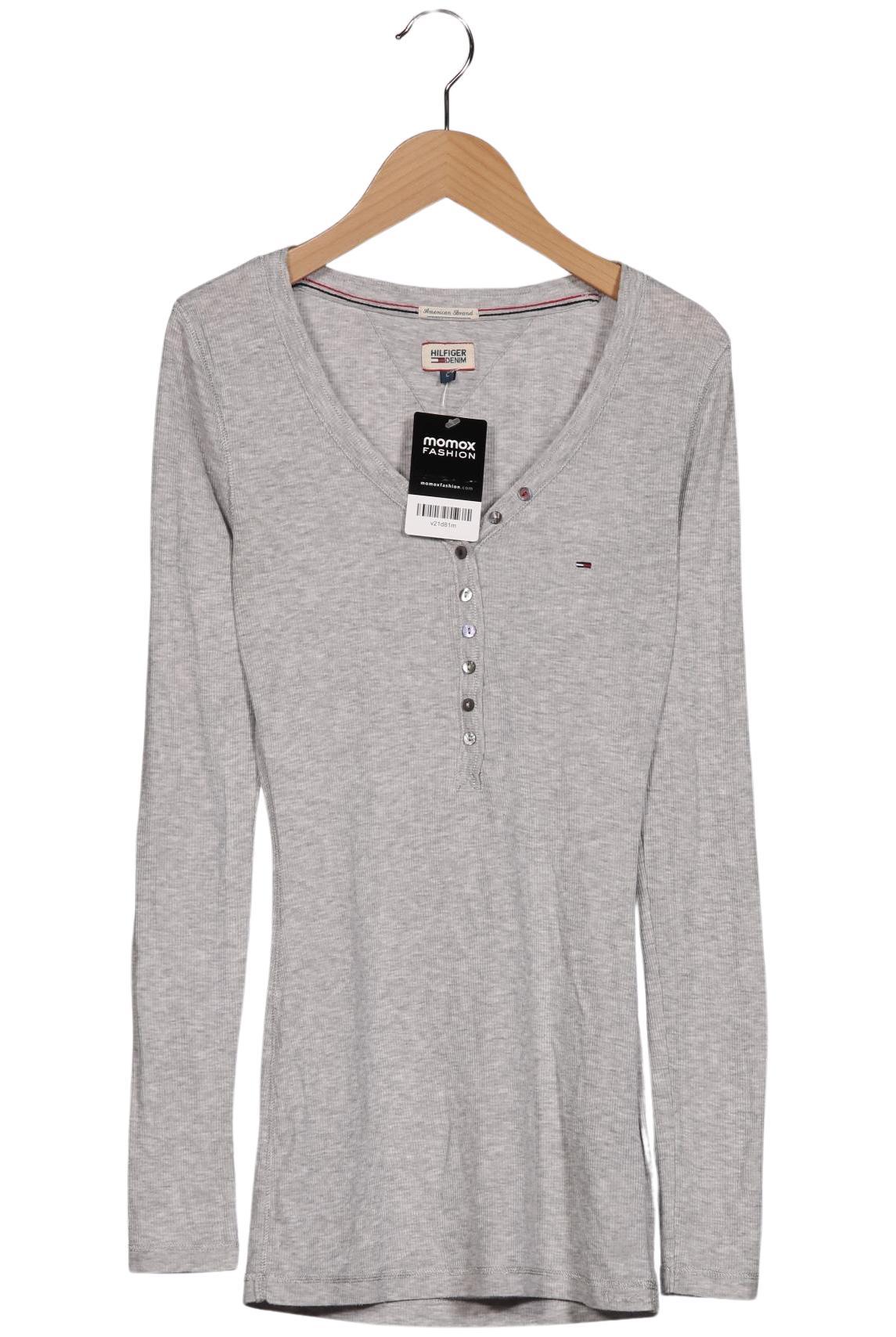 

Hilfiger Denim Damen Langarmshirt, grau, Gr. 42