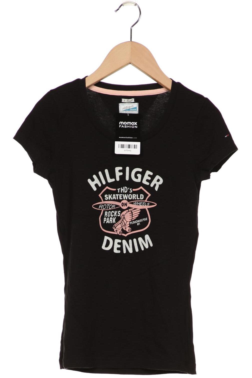 

Hilfiger Denim Damen T-Shirt, schwarz, Gr. 34