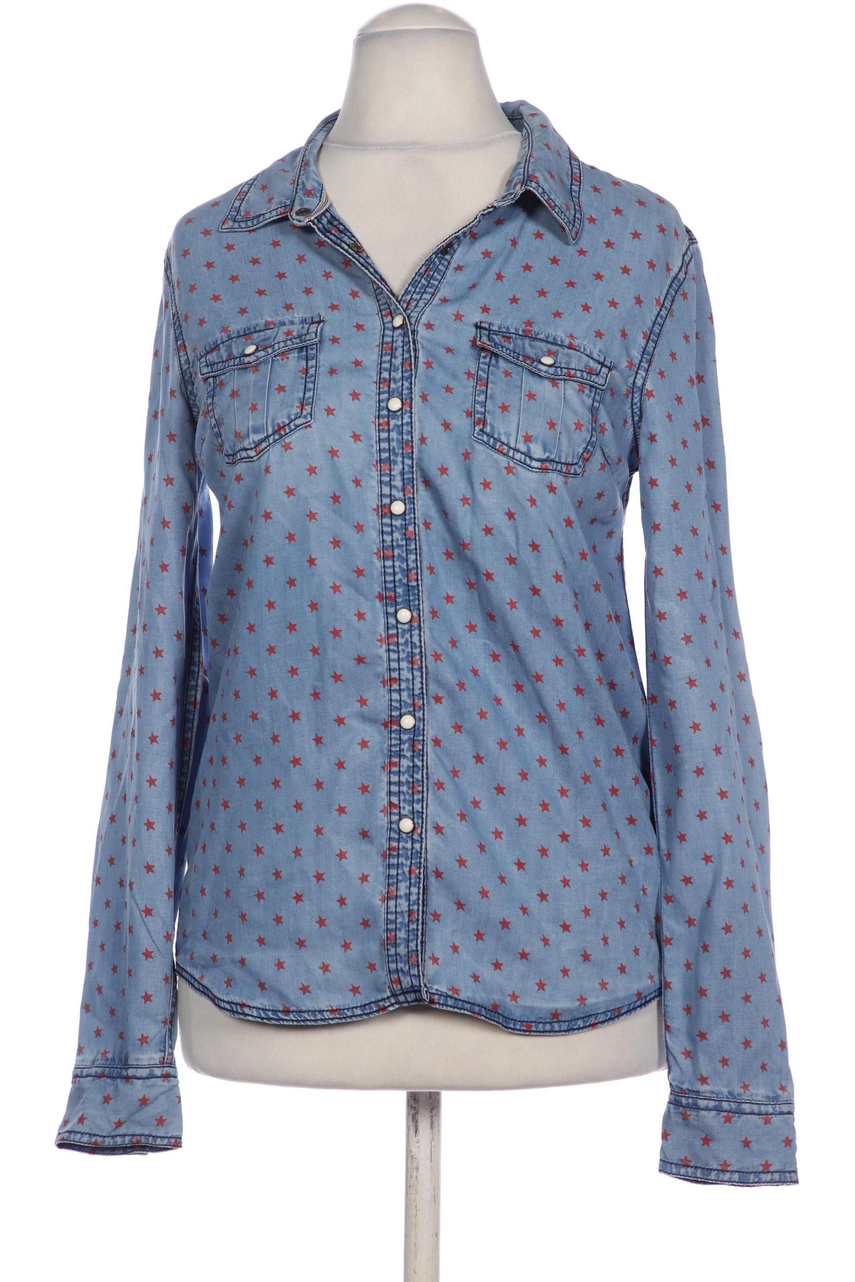 

Hilfiger Denim Damen Bluse, blau, Gr. 36