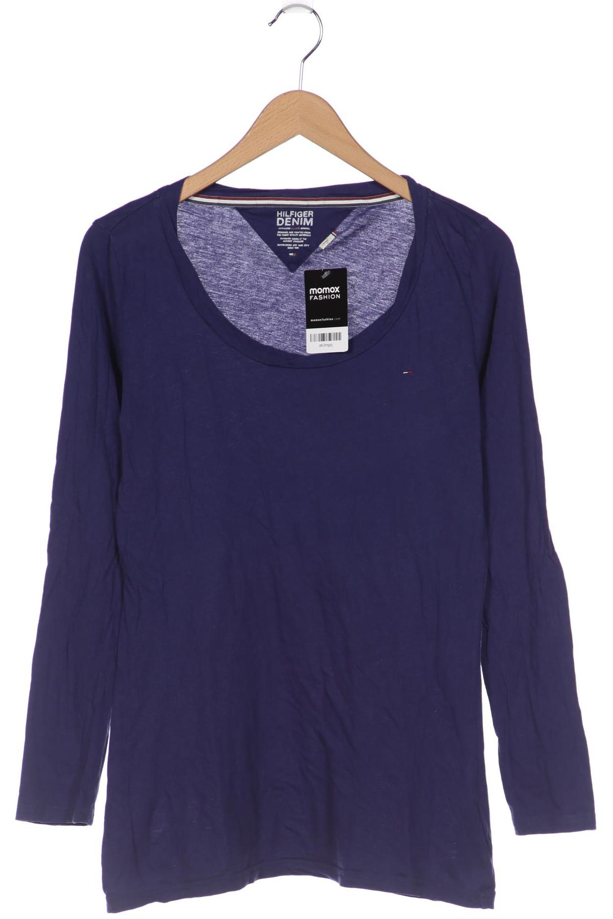 

HILFIGER DENIM Damen Langarmshirt, marineblau