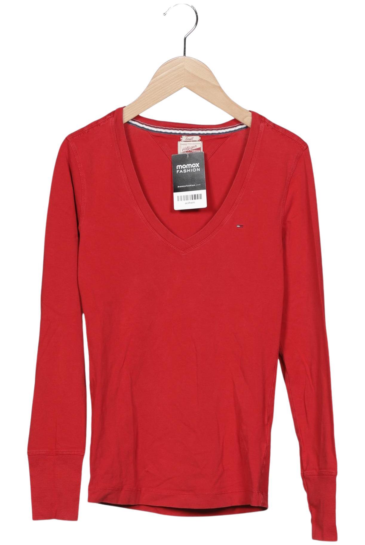 

Hilfiger Denim Damen Langarmshirt, rot, Gr. 36