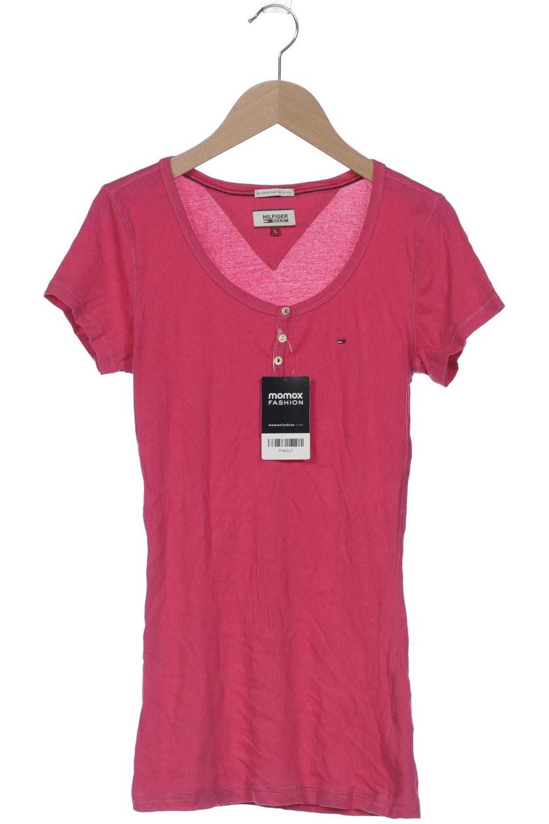 

Hilfiger Denim Damen T-Shirt, pink, Gr. 42