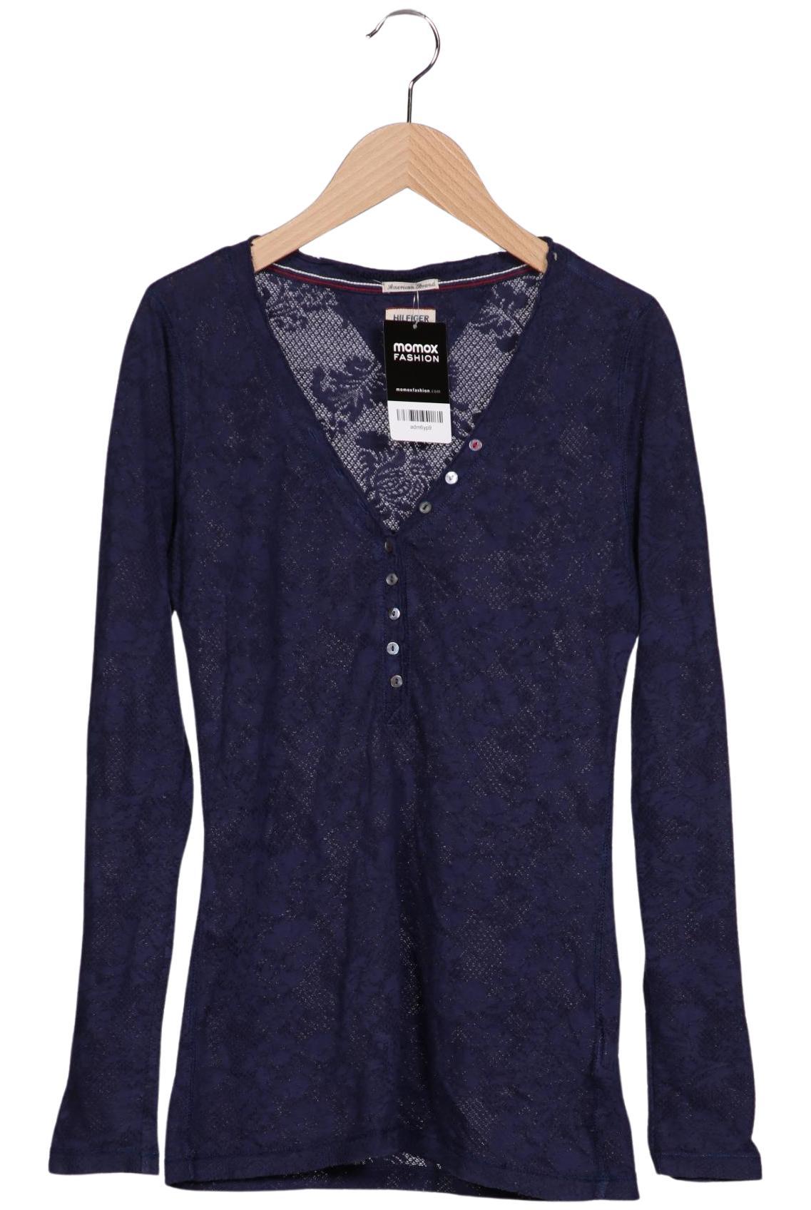 

Hilfiger Denim Damen Langarmshirt, marineblau, Gr. 38
