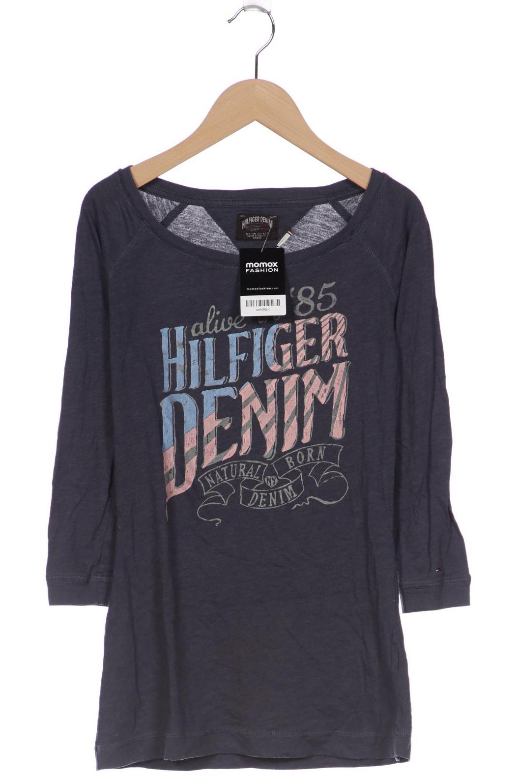 

HILFIGER DENIM Damen Langarmshirt, marineblau