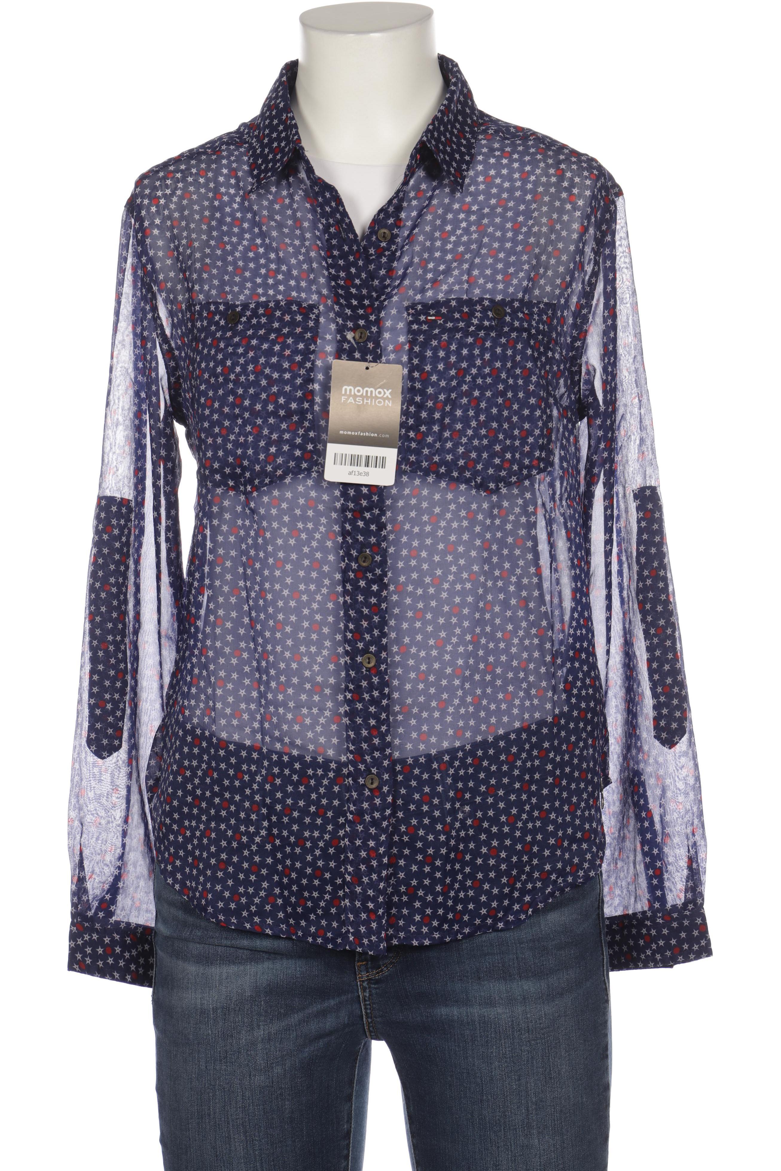

Hilfiger Denim Damen Bluse, blau, Gr. 34