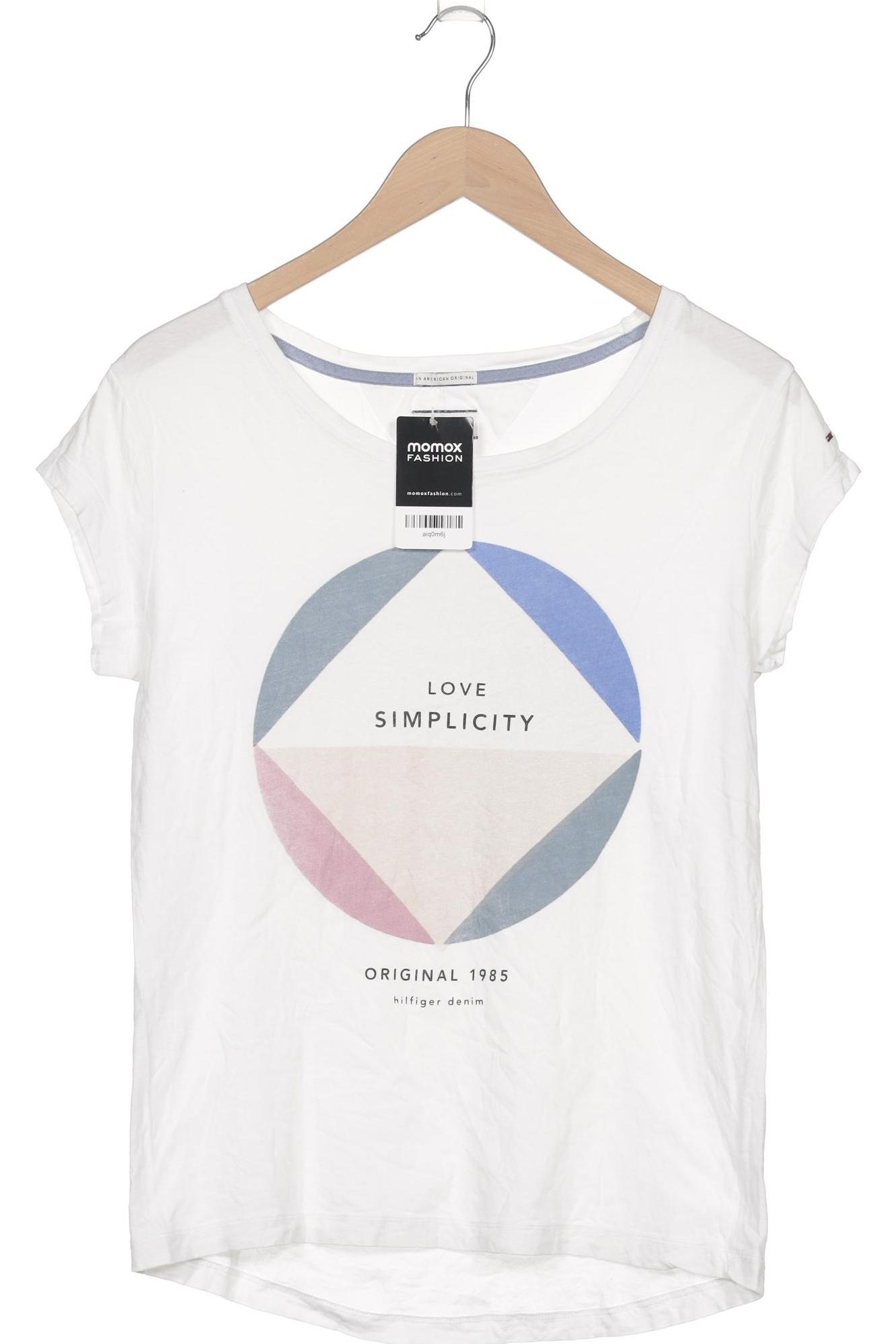 

Hilfiger Denim Damen T-Shirt, weiß, Gr. 36