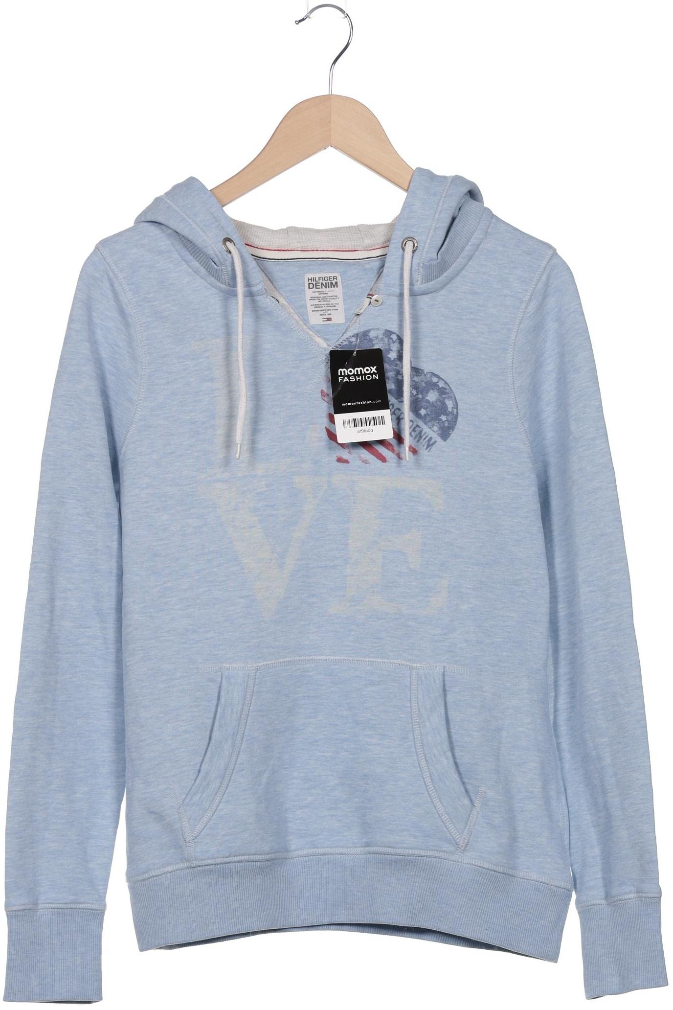 

Hilfiger Denim Damen Kapuzenpullover, hellblau, Gr. 42