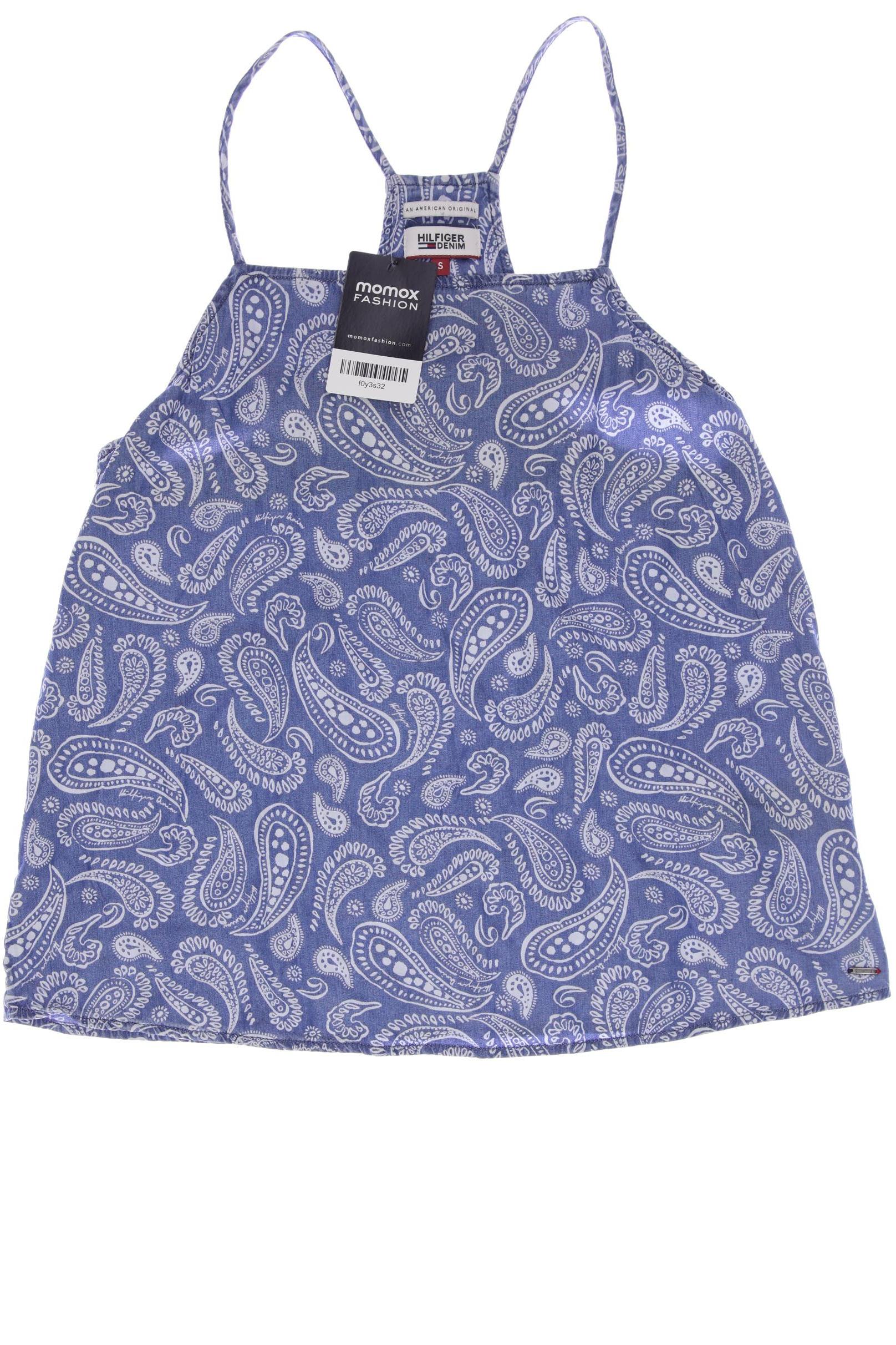 

Hilfiger Denim Damen Bluse, blau, Gr. 36