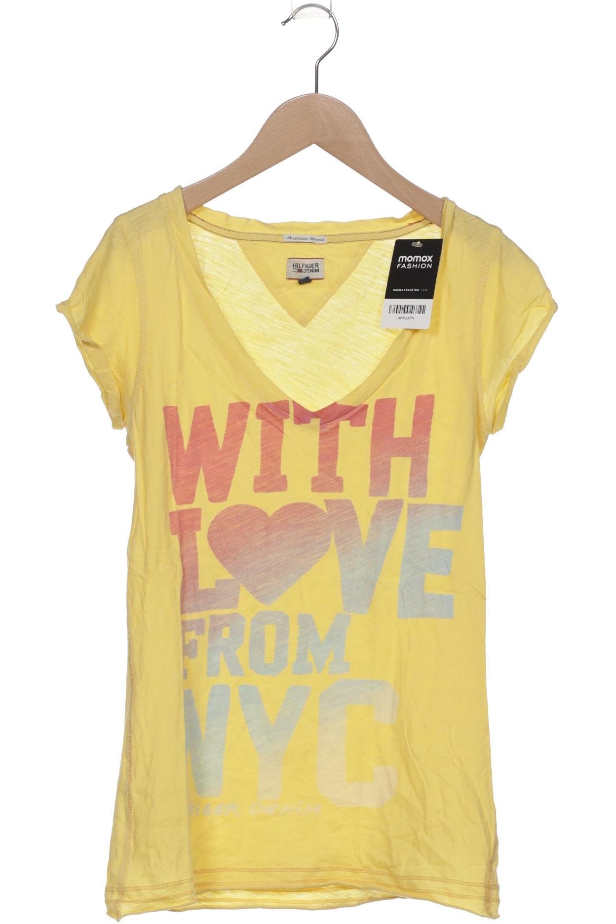 

Hilfiger Denim Damen T-Shirt, gelb, Gr. 38