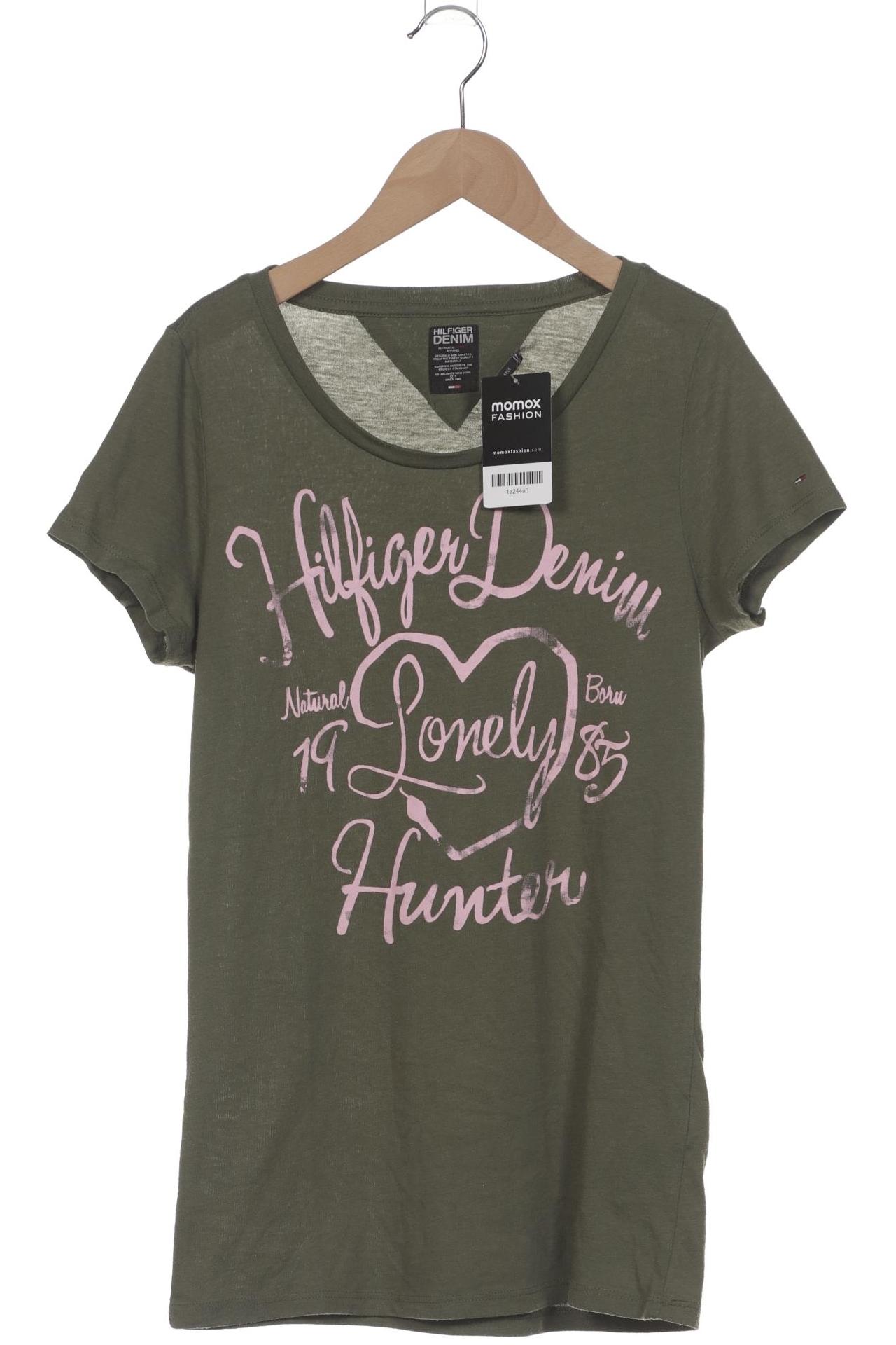 

Hilfiger Denim Damen T-Shirt, grün, Gr. 42
