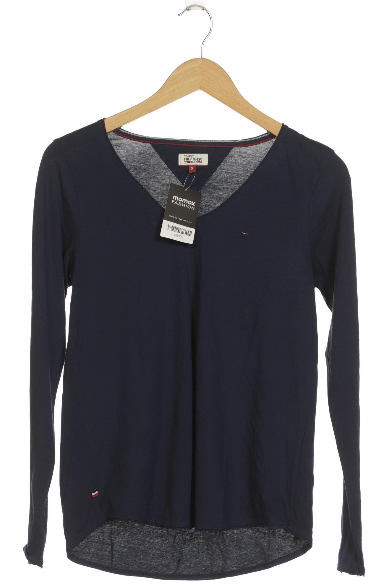 

Hilfiger Denim Damen Langarmshirt, blau, Gr. 36