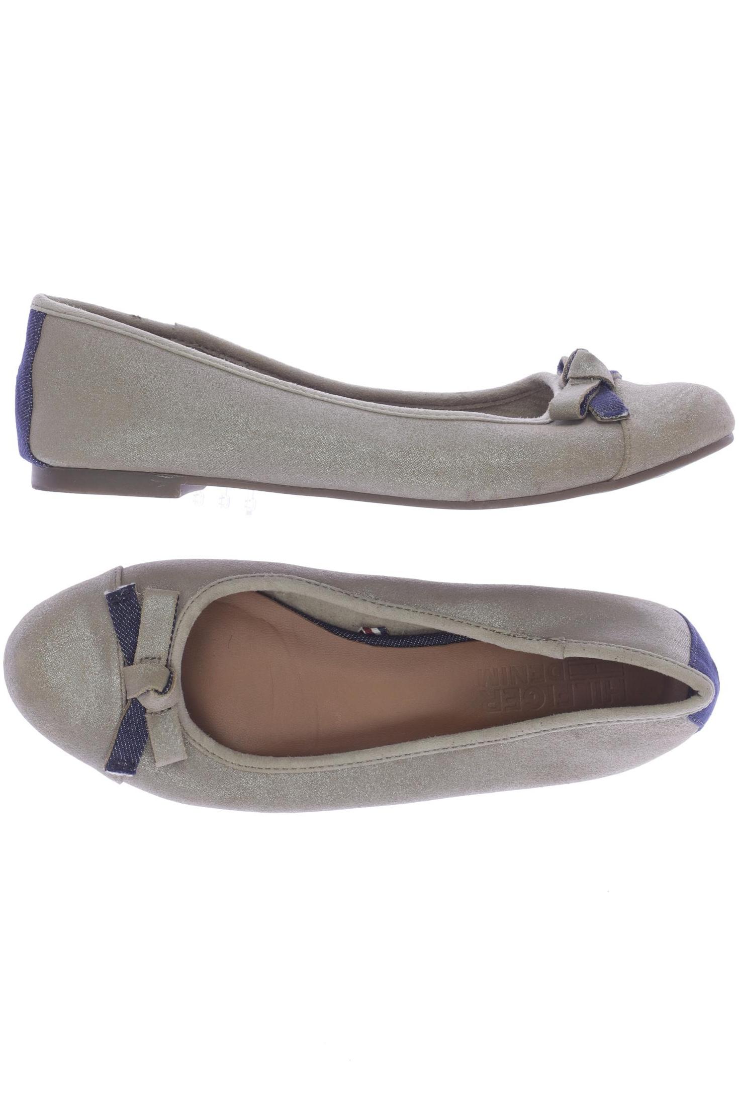 

Hilfiger Denim Damen Ballerinas, beige, Gr. 37