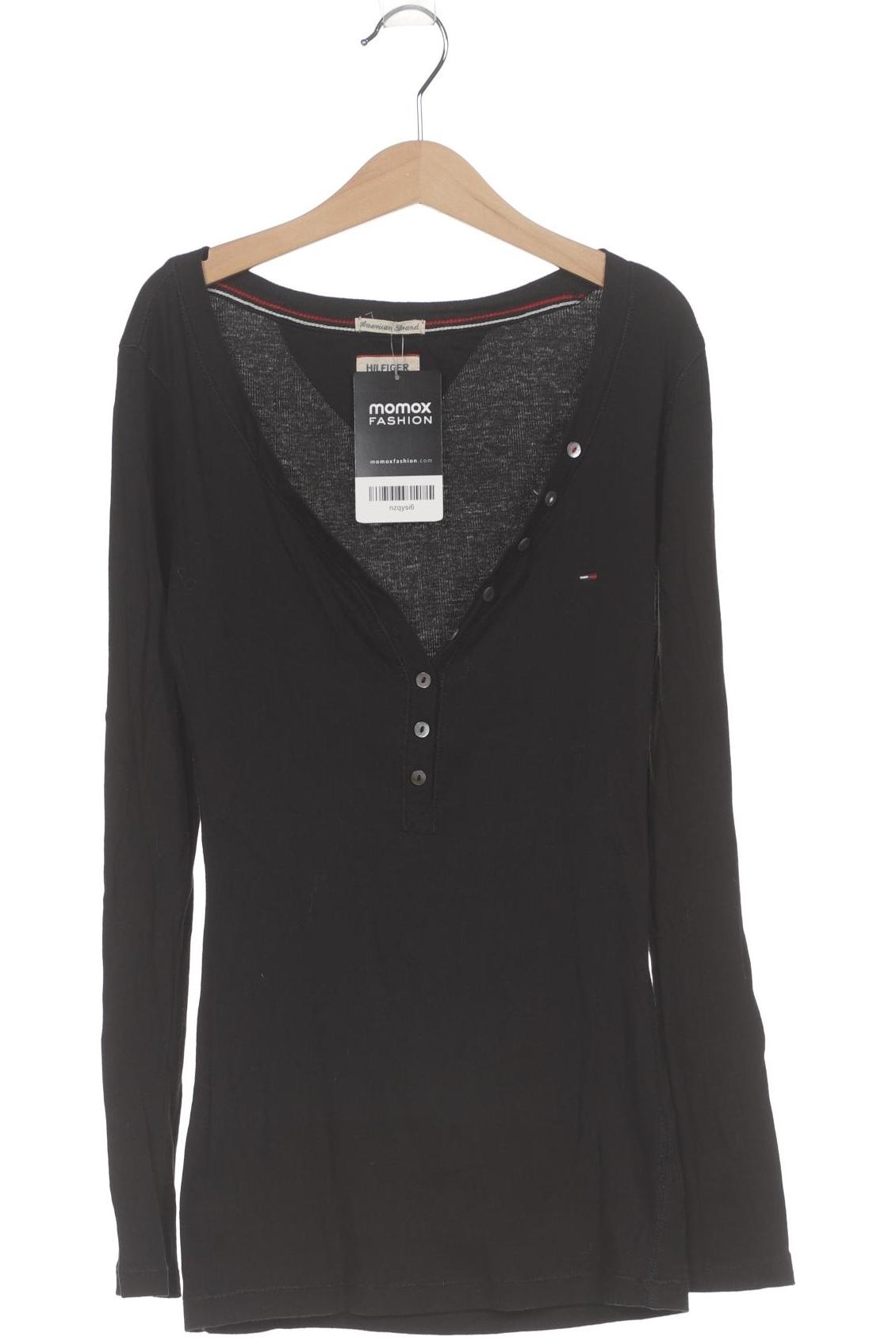 

Hilfiger Denim Damen Langarmshirt, schwarz, Gr. 36