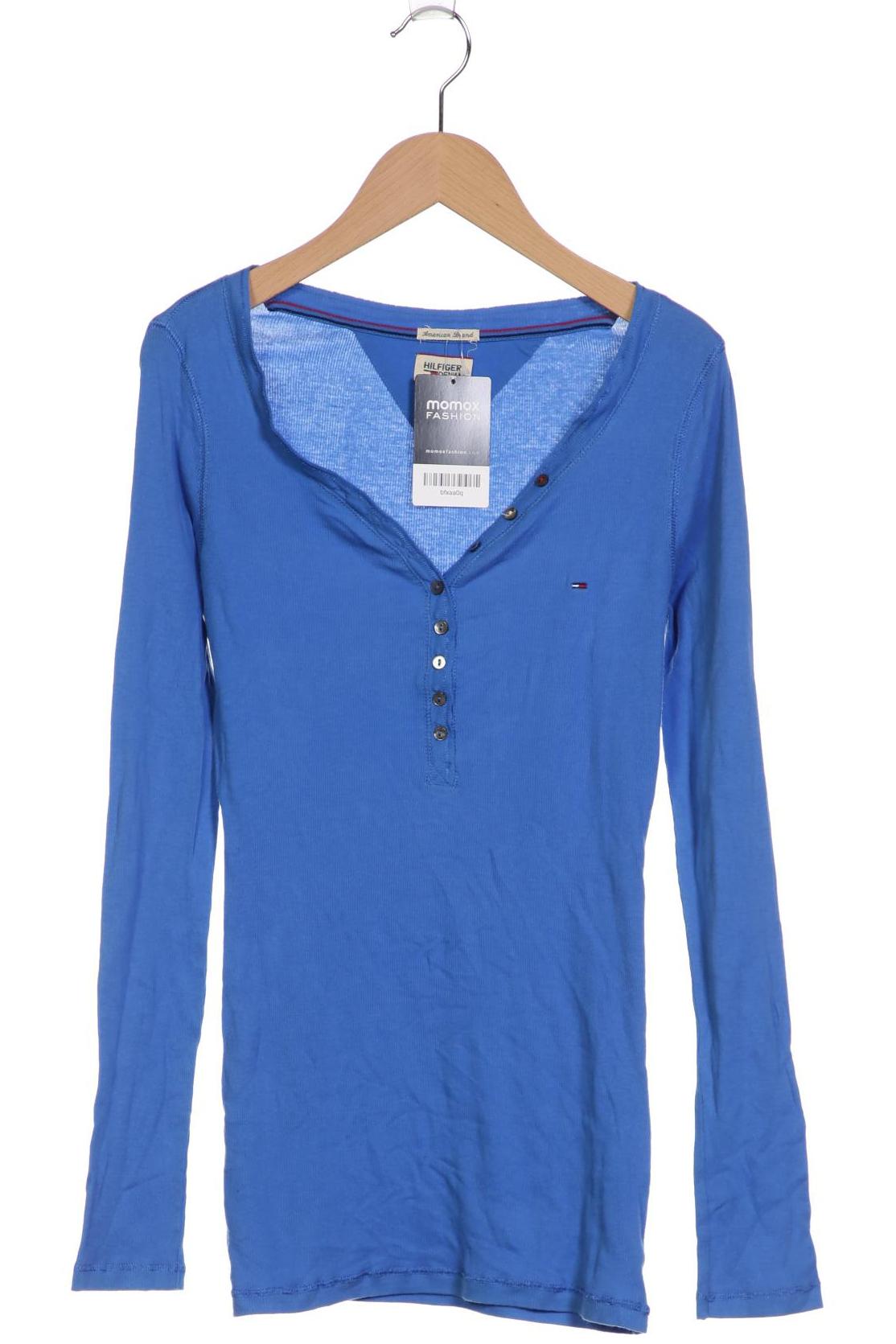 

Hilfiger Denim Damen Langarmshirt, blau, Gr. 42