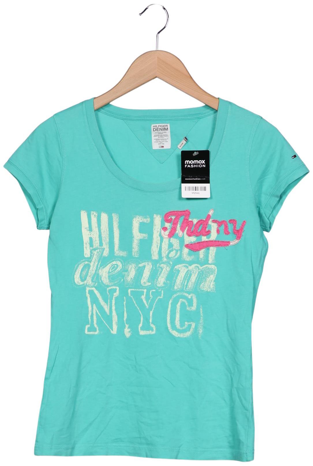 

Hilfiger Denim Damen T-Shirt, türkis, Gr. 38