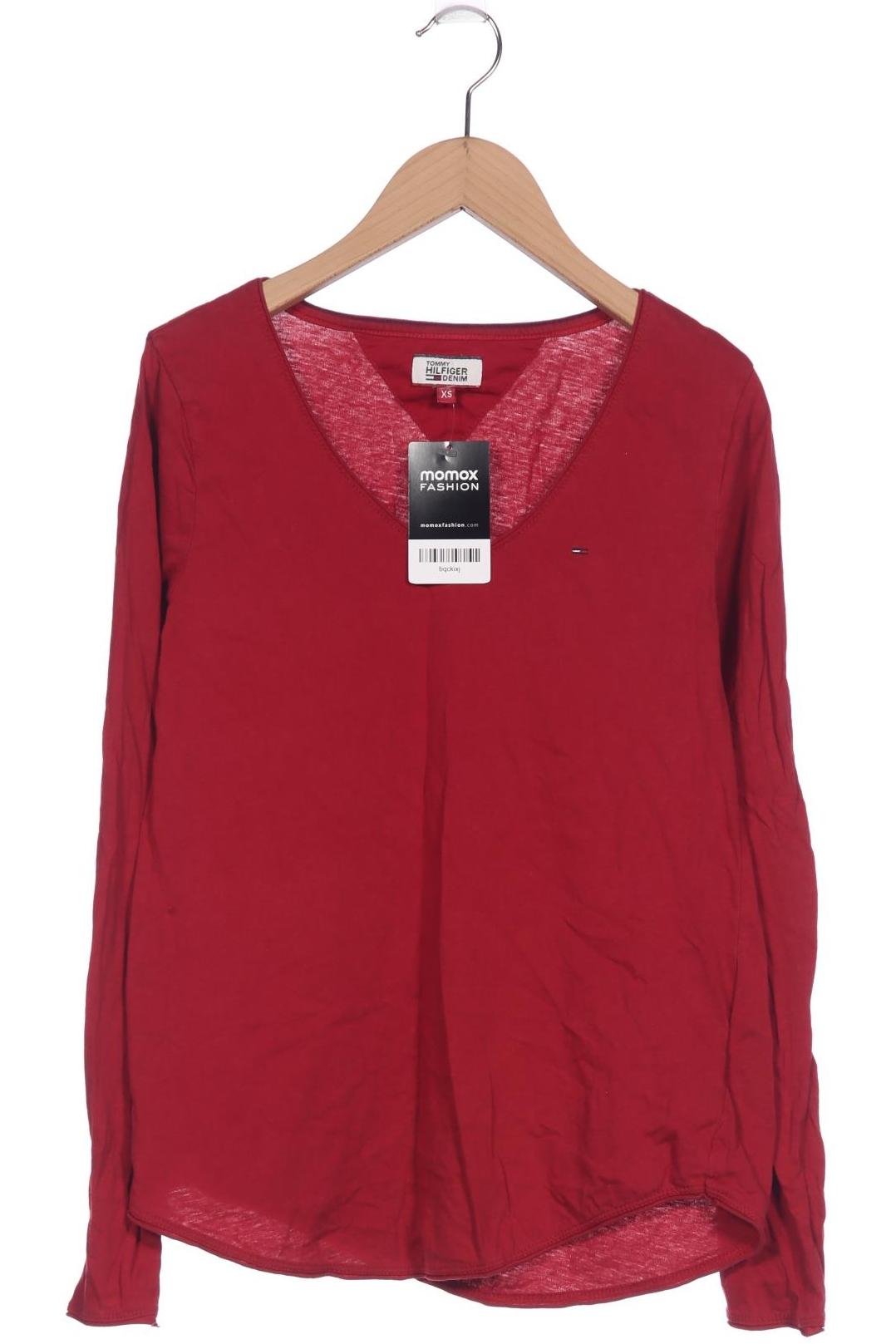 

Hilfiger Denim Damen Langarmshirt, rot, Gr. 34
