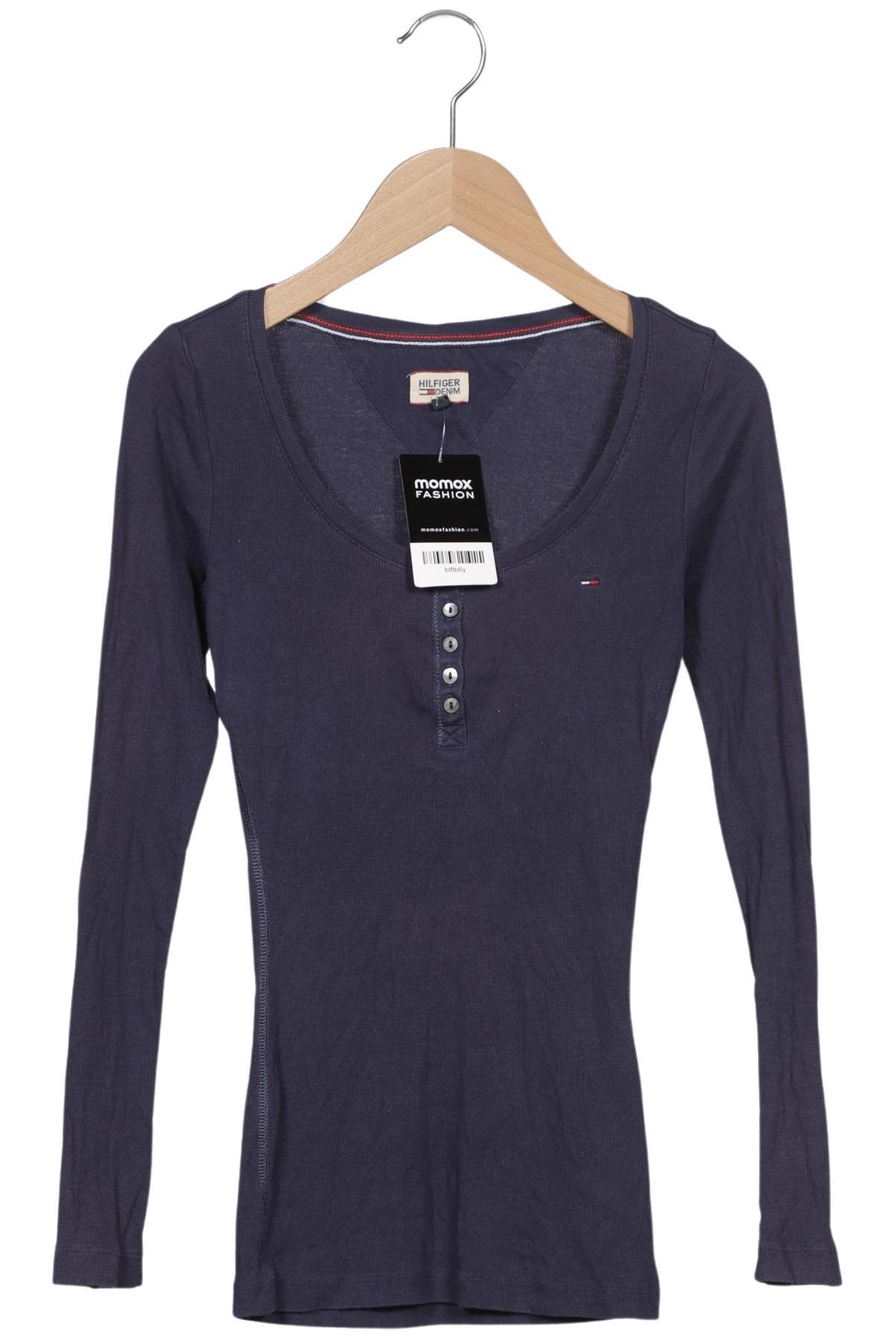 

Hilfiger Denim Damen Langarmshirt, marineblau, Gr. 36