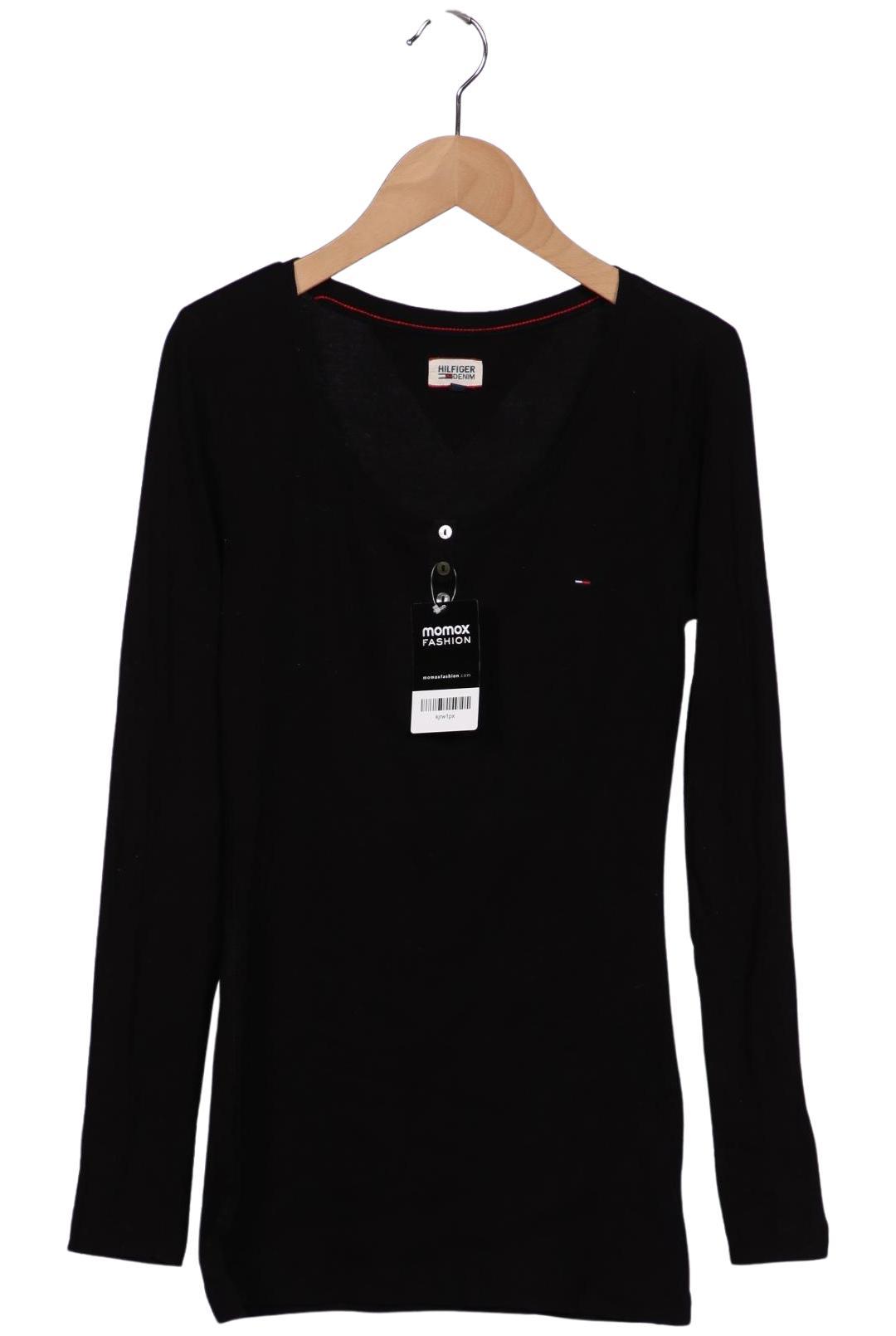 

Hilfiger Denim Damen Langarmshirt, schwarz, Gr. 44