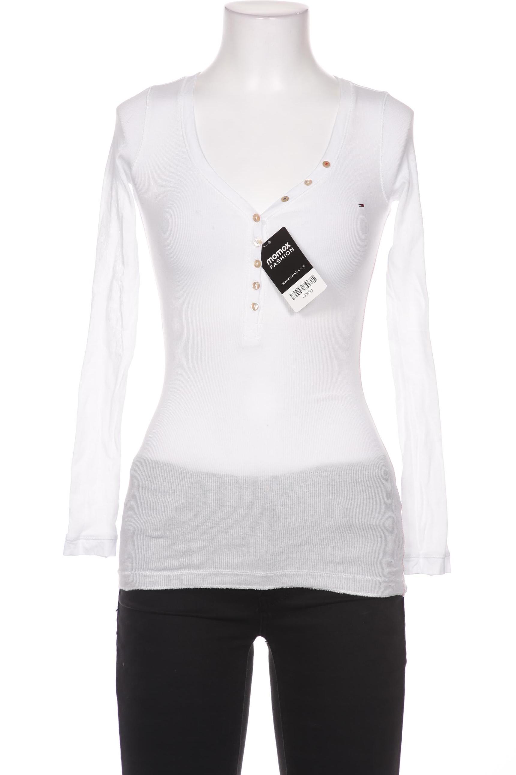 

Hilfiger Denim Damen Langarmshirt, weiß, Gr. 30