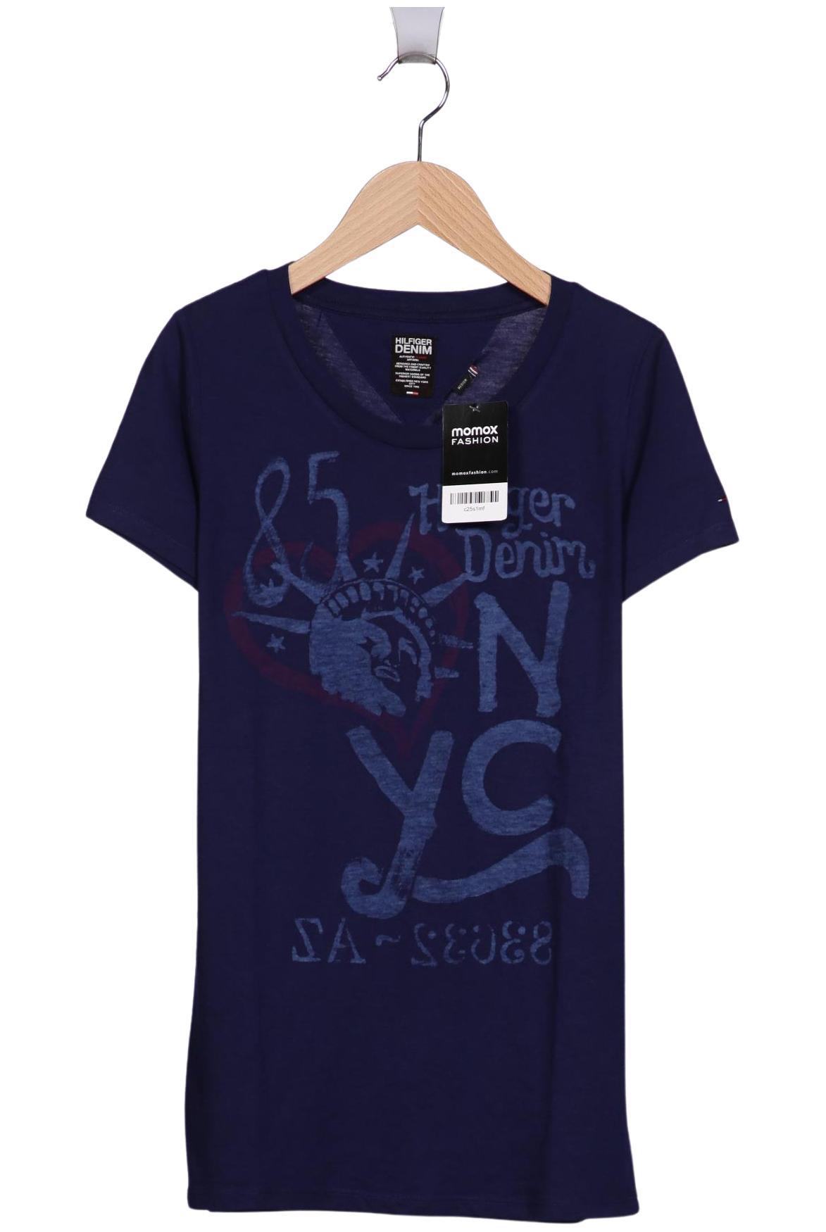 

Hilfiger Denim Damen T-Shirt, marineblau, Gr. 38